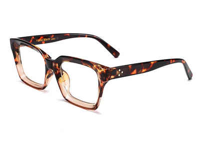Housruse Sonnenbrille »Klassische Brille Rechteckige Klare Gläser Dickes Brillengestell für Männer und Frauen«