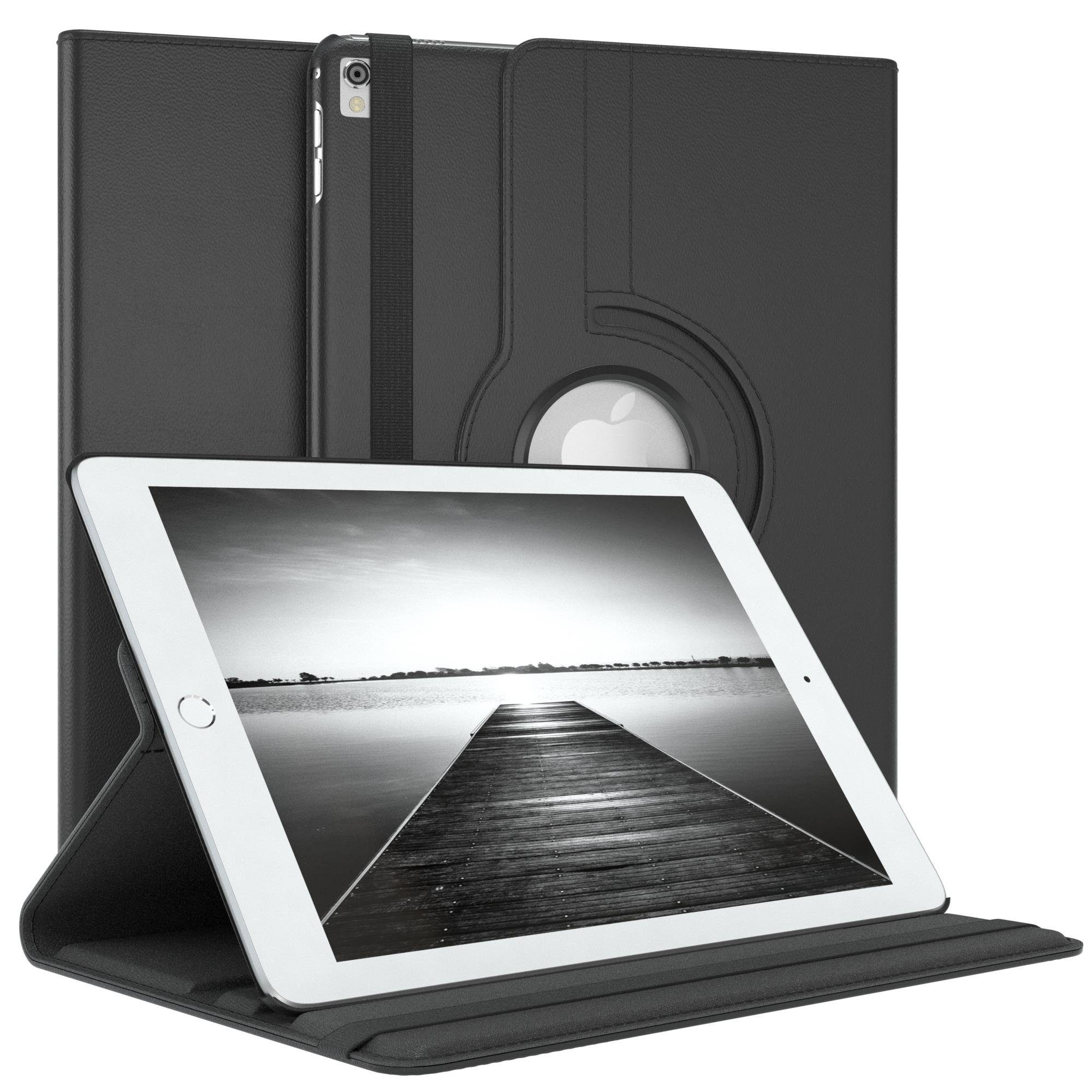 EAZY CASE Tablet-Hülle Rotation Case für Apple iPad Pro 9,7" (2016) 9,7 Zoll, Hülle 360° drehbar mit Standfunktion Etui Anti-Kratz Tasche Schwarz