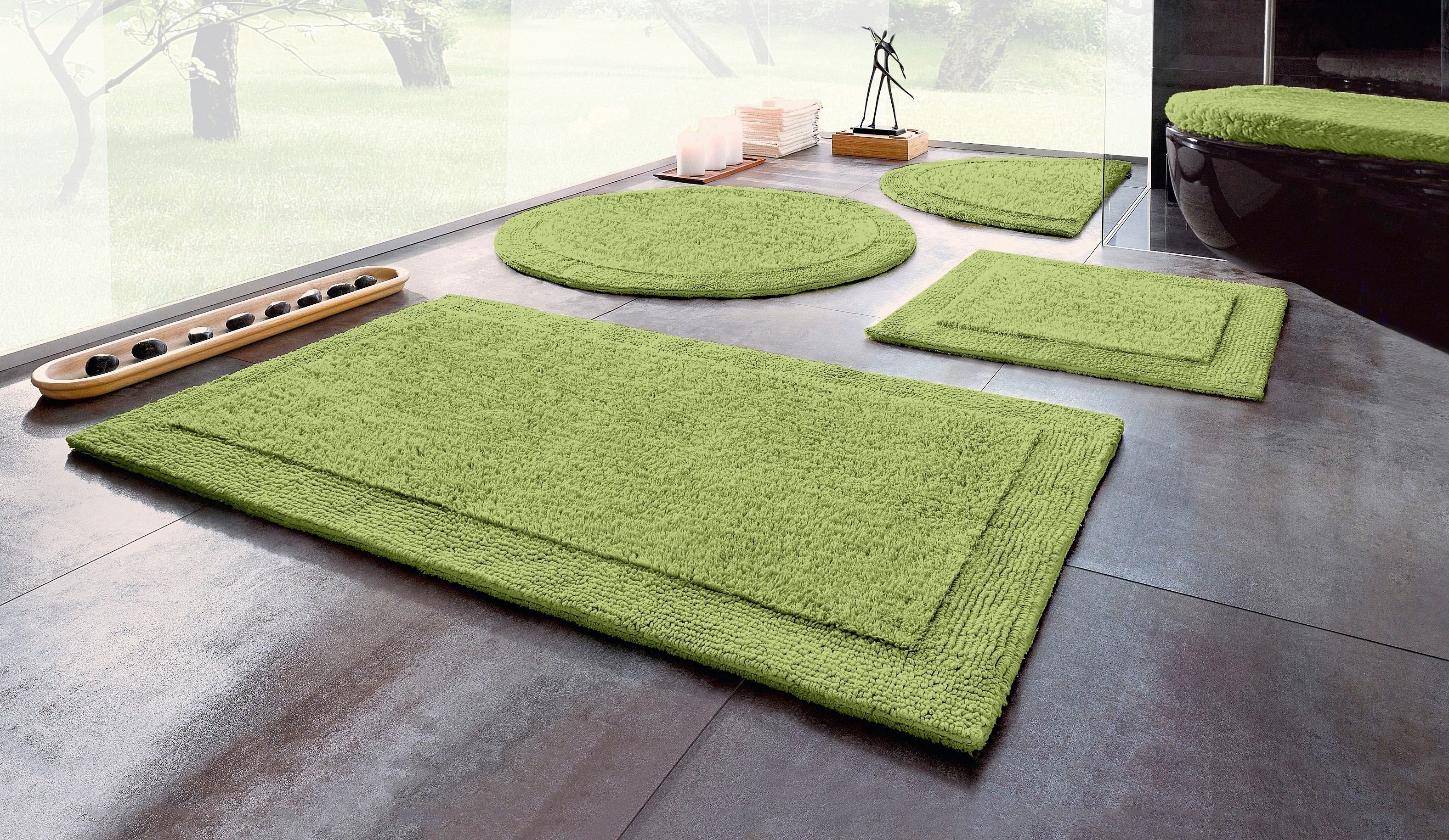 my home Badematte Kapra, Badvorleger, Badezimmer Teppich, Höhe 14 mm, beids günstig online kaufen