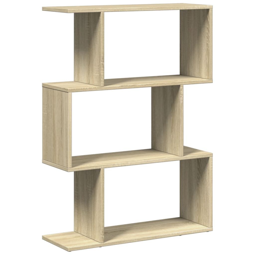 vidaXL Bücherregal Raumteiler-Bücherregal 3 Fächer Sonoma-Eiche günstig online kaufen