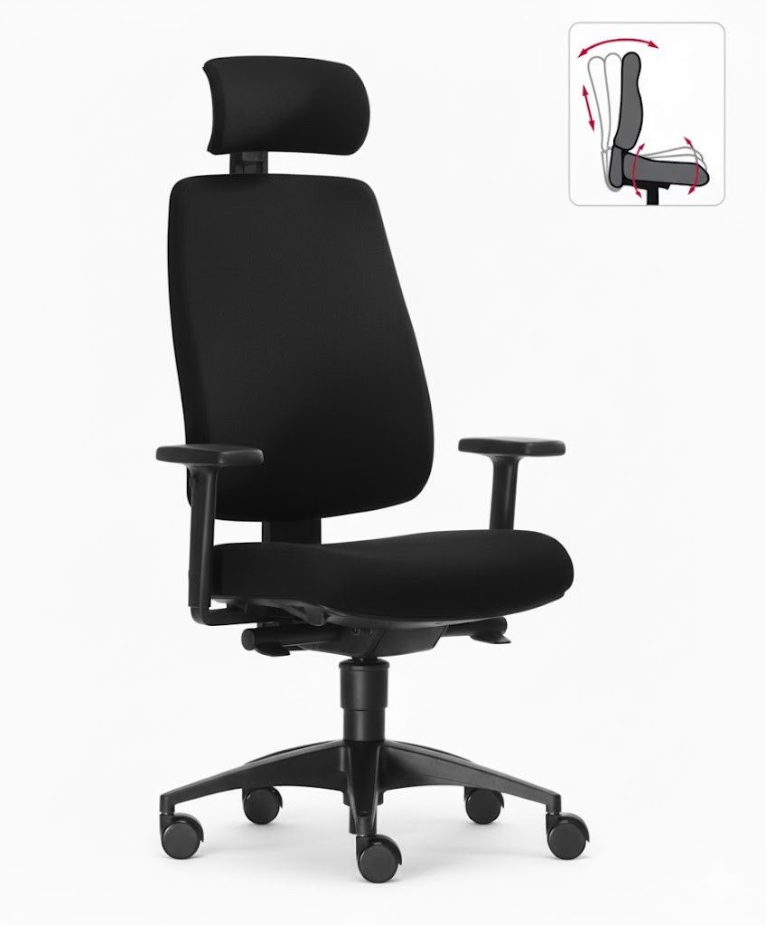 SITWELL STEIFENSAND AG Bürostuhl Ergo Spirit, Ergonomischer Allrounder Bürostuhl für alle Arbeitsplätze