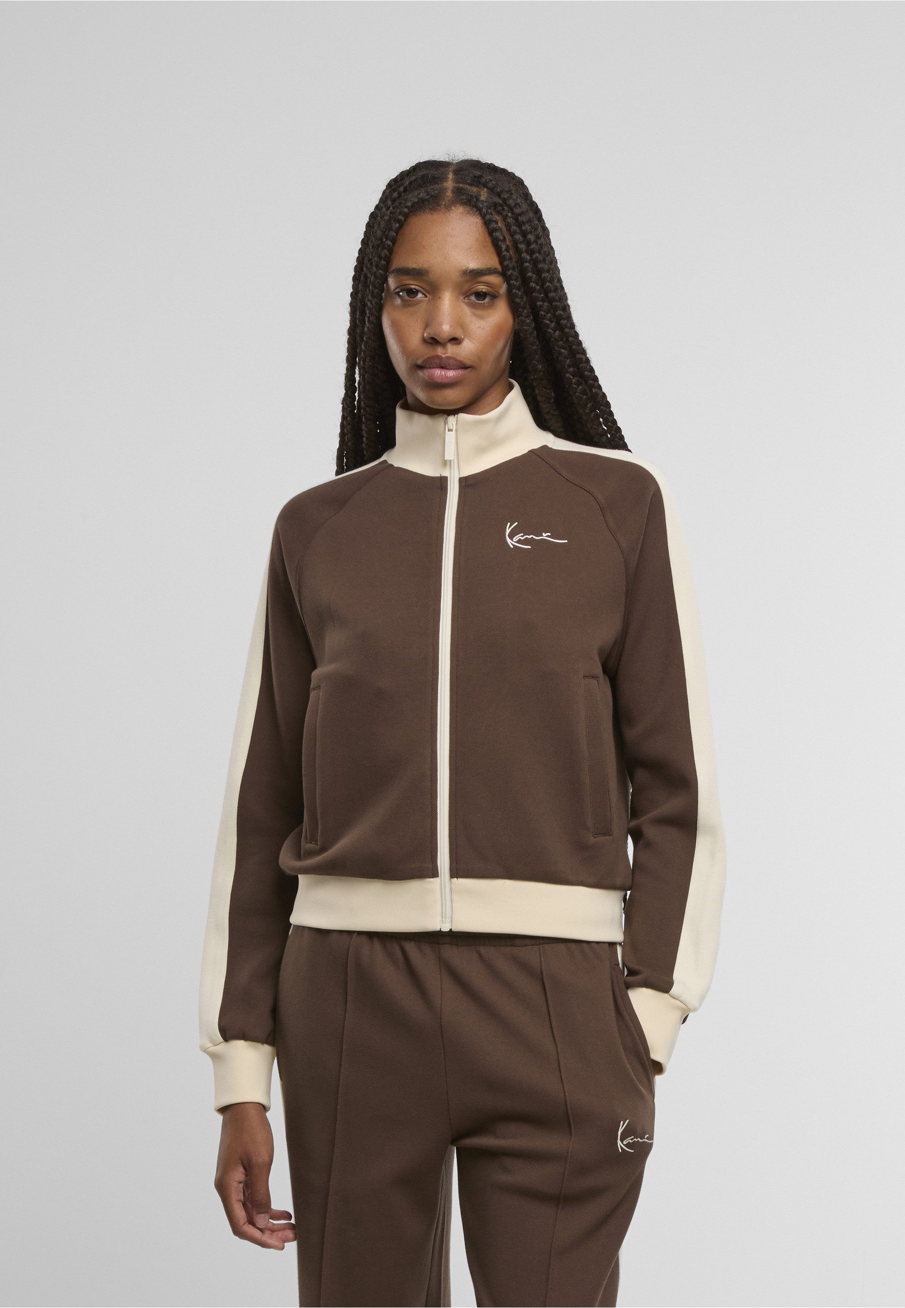 Karl Kani Outdoorjacke Karl Kani Signature Sidestripe Trackjacket (1-St)