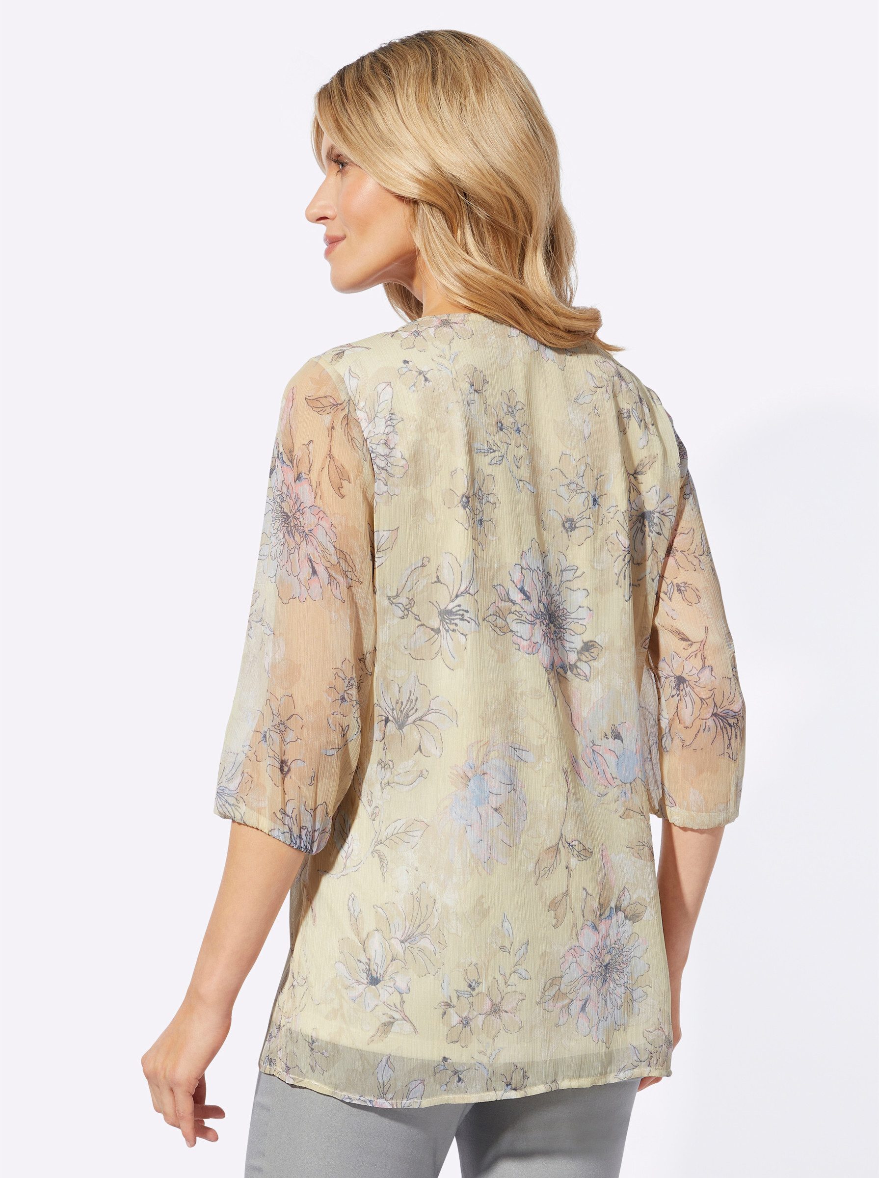 Sieh an! Klassische Bluse Schlupfbluse günstig online kaufen