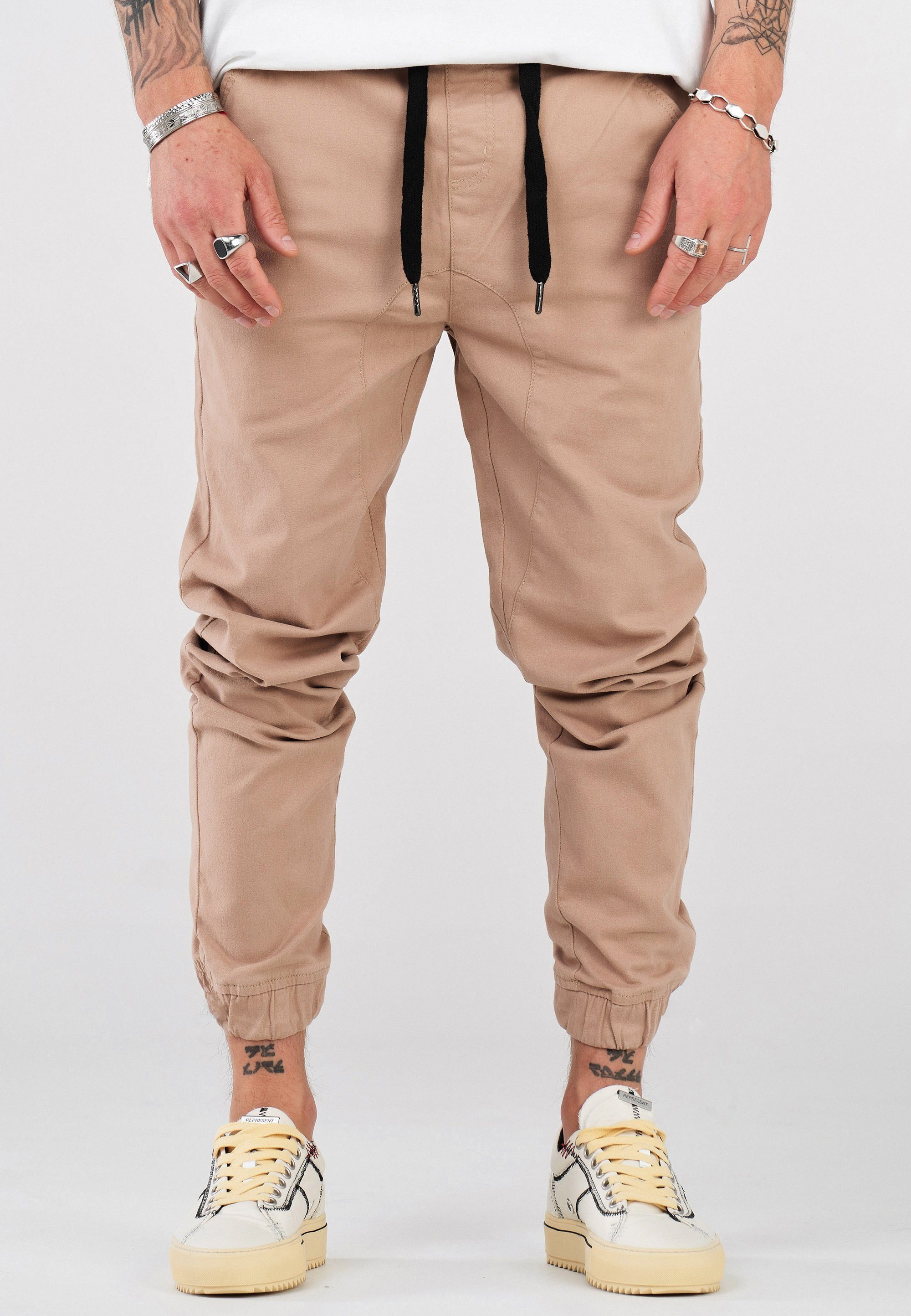 Beige im SOULSTAR MPNOWRA Chinohose Jogger-Stil