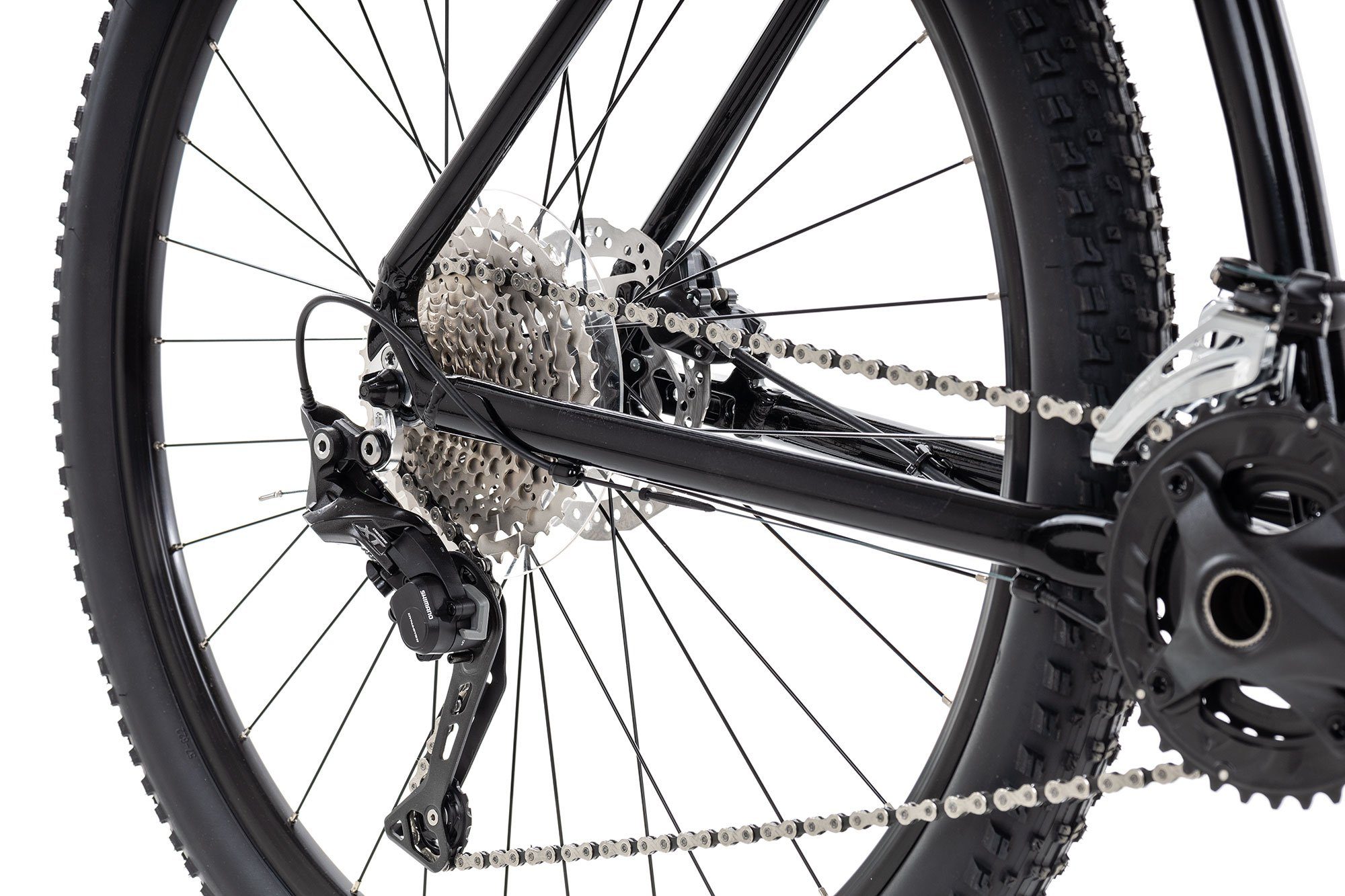 Axess Mountainbike GRADE, 22 Gang Shimano RD- XT-11sp. Shimano RD-M8000 Schaltwerk, Kettenschaltung, 29 Zoll MTB-Hardtail Herrenfahrrad schwarz/grau