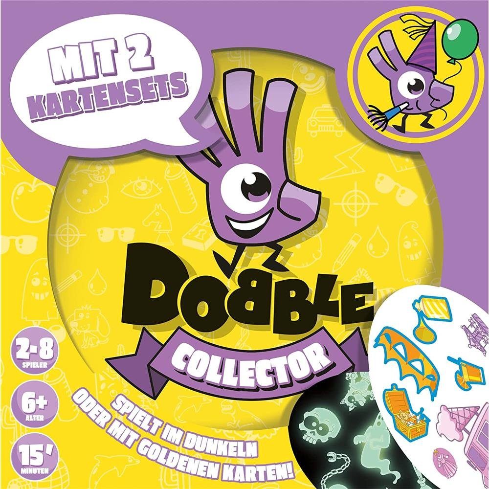 Asmodee Spiel Dobble Collector, Kartenspiel, für 2-8 Spieler, ab 6 Jahre