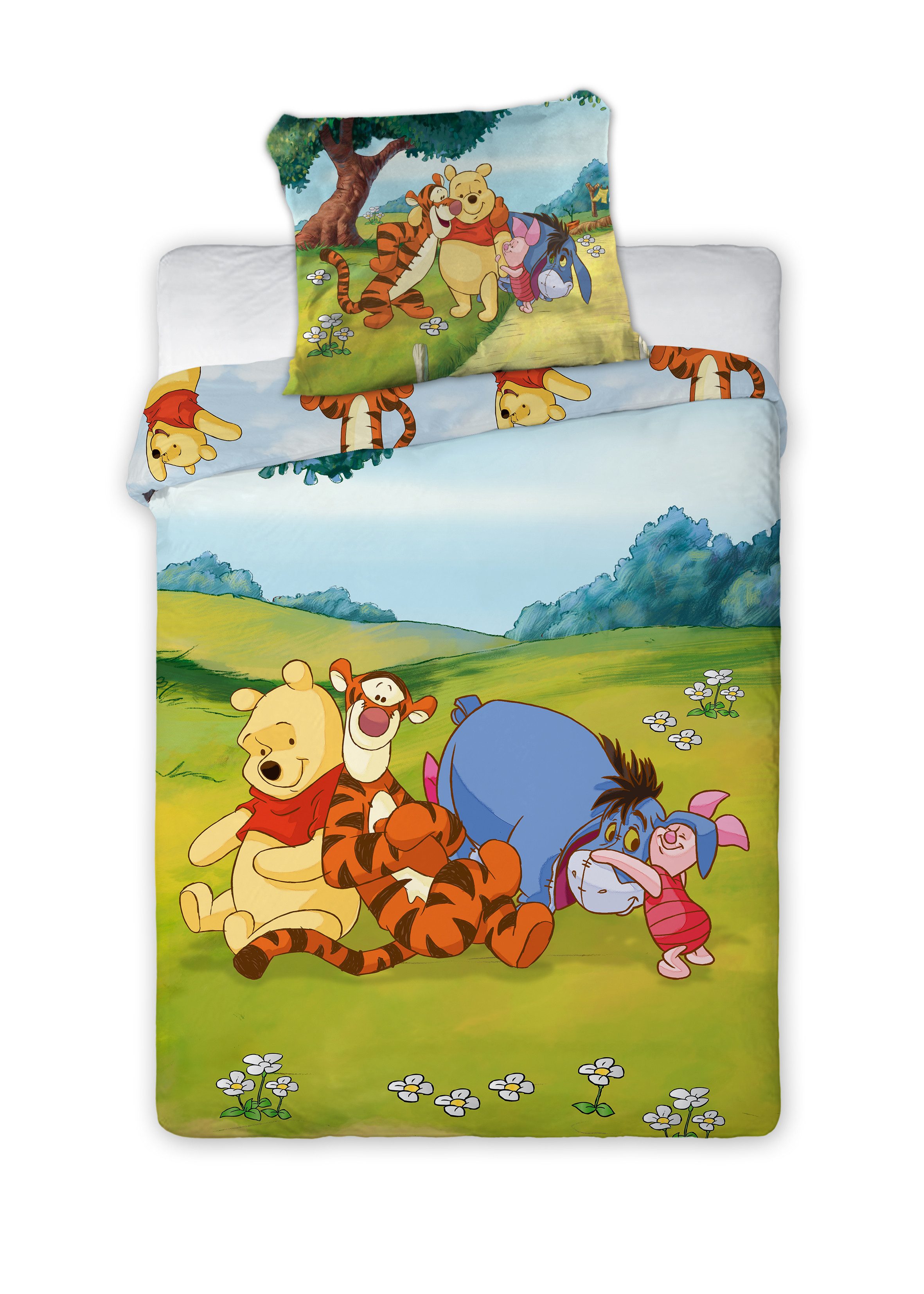 Disney Babybettwäsche Disney Winnie the Pooh Babybettwäsche 100x135 cm