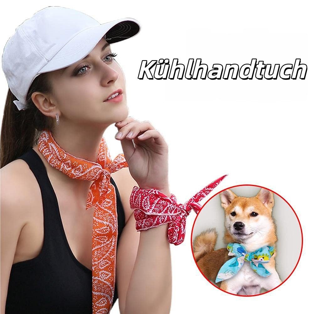 nsihing Sporthandtuch Kühlendes Handtuch, 5 Stück Ice Cooling Schal, (100 x 5 cm Sports Kühltuch für Männer und Frauen, 10-St), für Outdoor Schals und Sommerfes – Bild 5 von 5