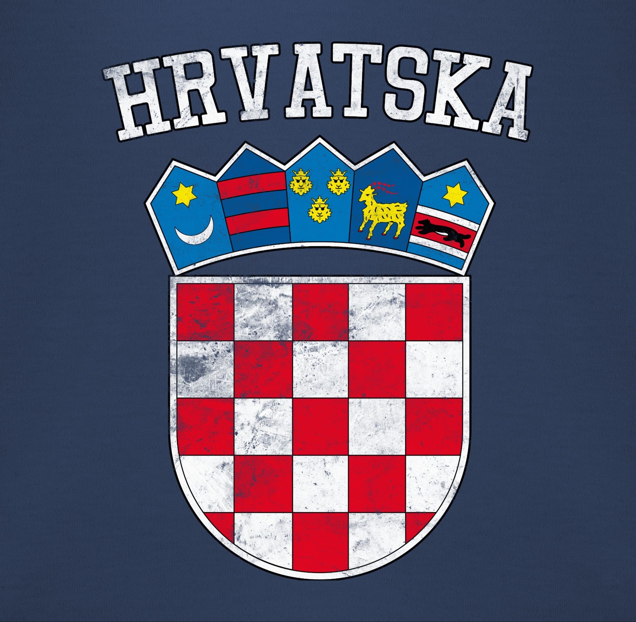 Shirtracer Lätzchen »Kroatien Wappen WM - Fussball EM 2024 Baby - Baby  Lätzchen Baumwolle«, kroatien lätzchen