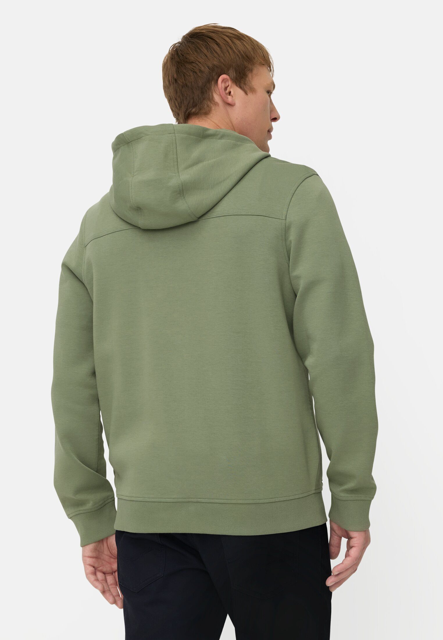camel active Sweatjacke mit Kapuze Langarm