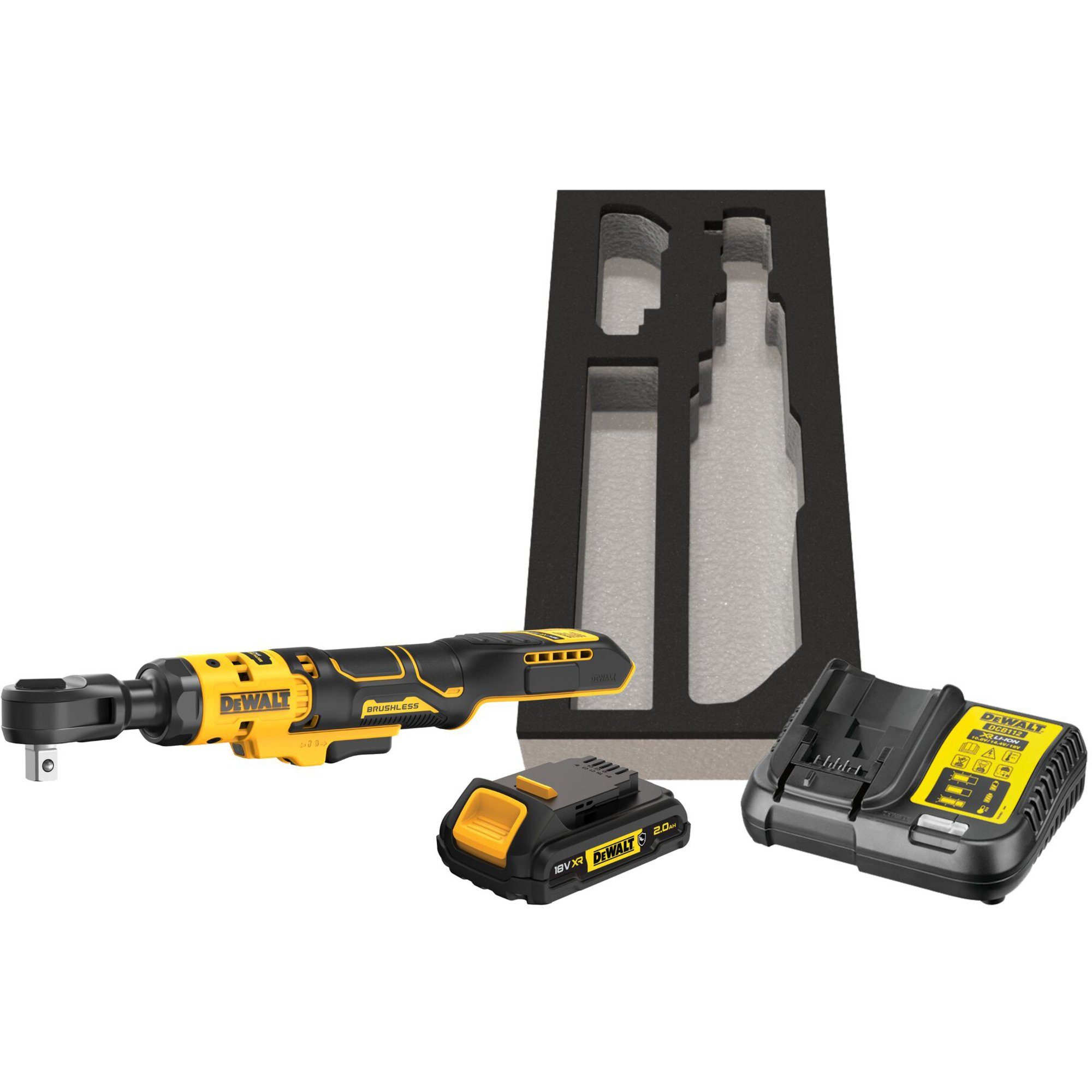 DeWalt Akku-Bohrschrauber Akku-Ratsche DCF512D1G, 1/2", 18Volt