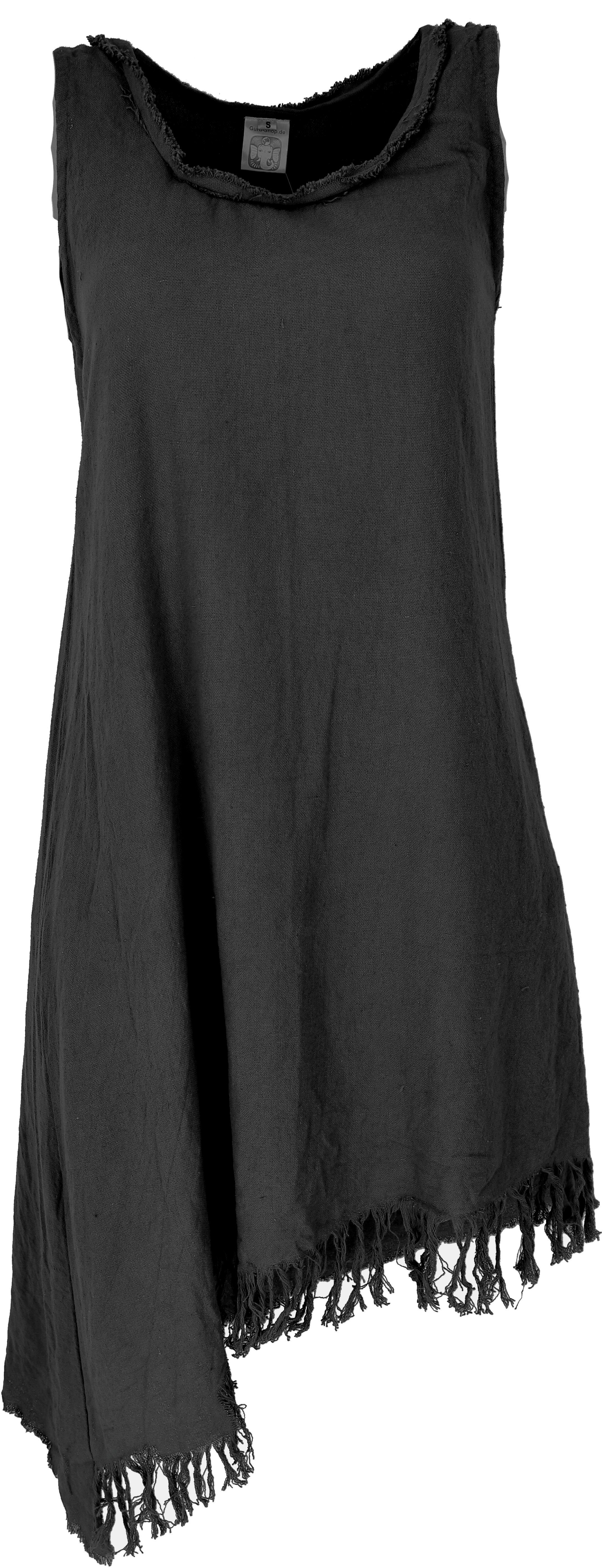 Guru-Shop Midikleid Natürliches Tunikakleid, asymetrisches Boho.. günstig online kaufen