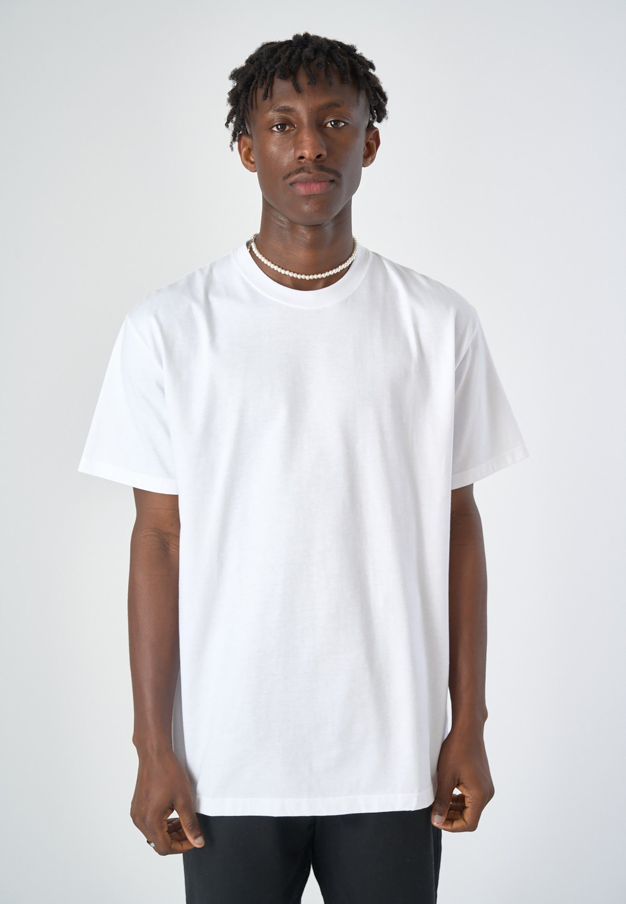 Cleptomanicx T-Shirt Gull Delic mit lässigem Backprint weiß