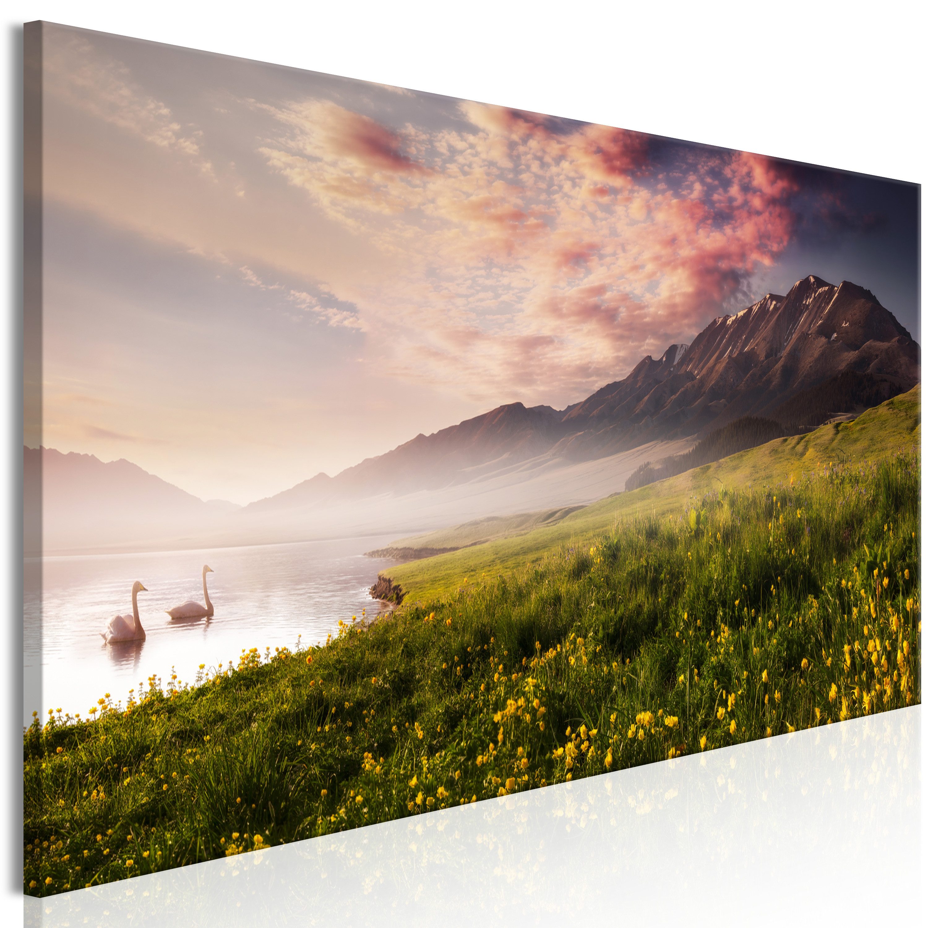 Wandbild Sayram Lake (1 Part) Narrow