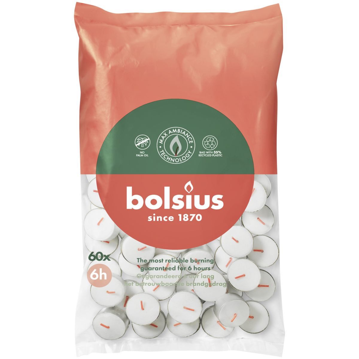 Bolsius Teelicht Bolsius Teelichte 6 Stunden günstig online kaufen