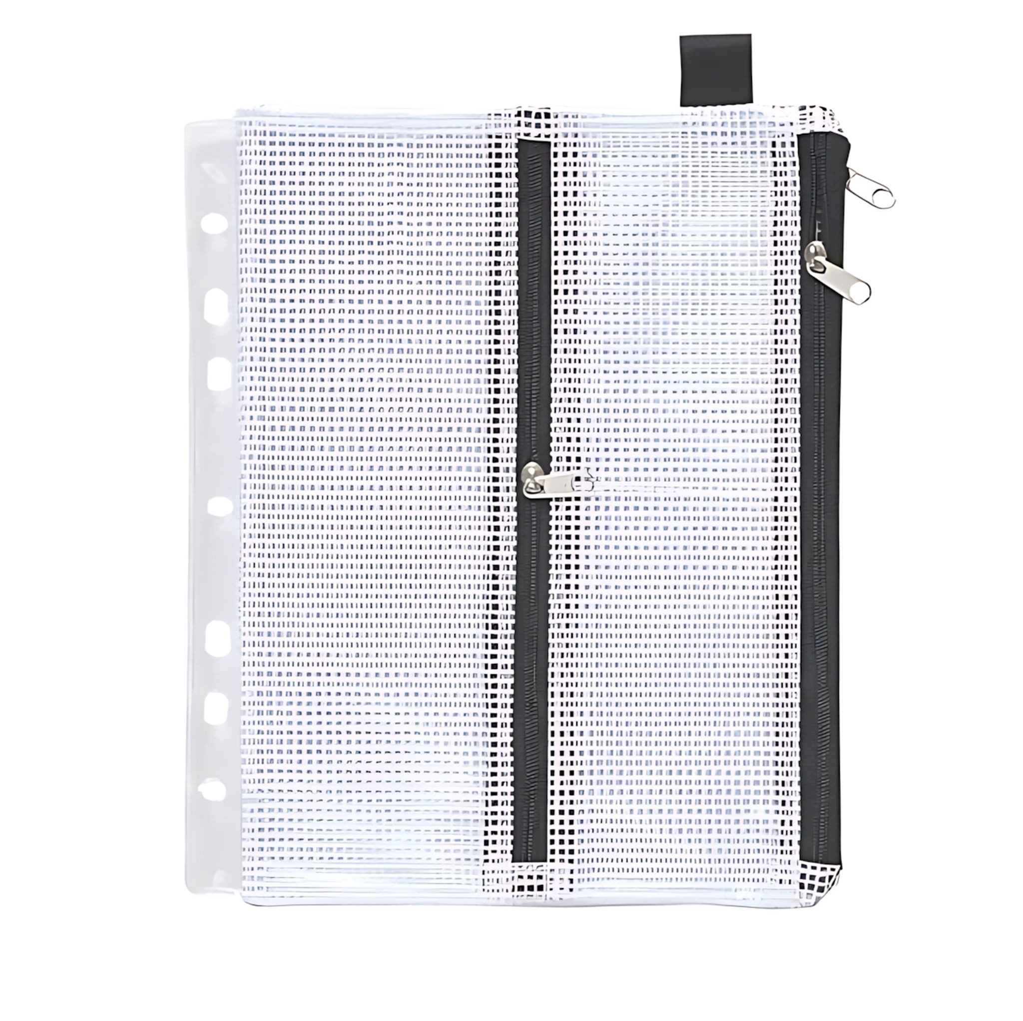 FOLDERSYS Dokumententasche FSY Sammelbeutel mit Abheftrand, A4, 3 Zusatzfächer, PVC klar