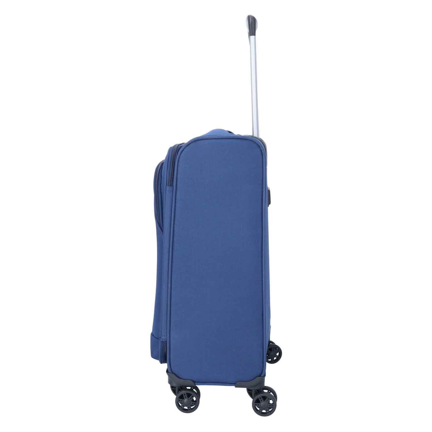 TheTrueC Koffer TheTrueC 4 Rollen Koffer Superlight 55cm Kopenhagen navy, 4 Rollen Rollen
