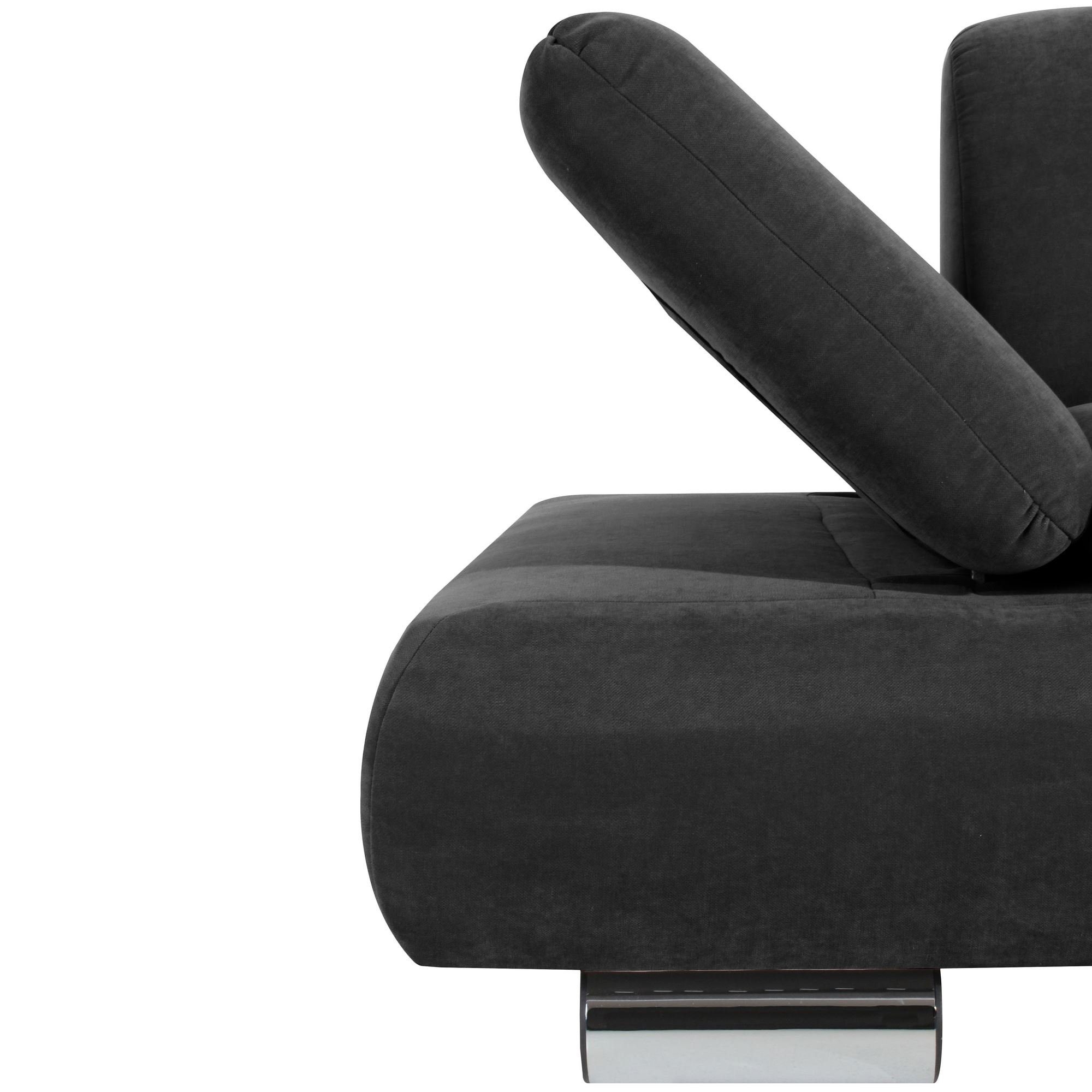 Versand Sofa 1 Sitz inkl. 2-Sitzer Kaye Sofa Kostenlosem Bezug Kessel Metallfuß, aufm 58 Funktionsarmteile,hochwertig Teile, Veloursstoff verstellbare Sparpreis verarbeitet,bequemer