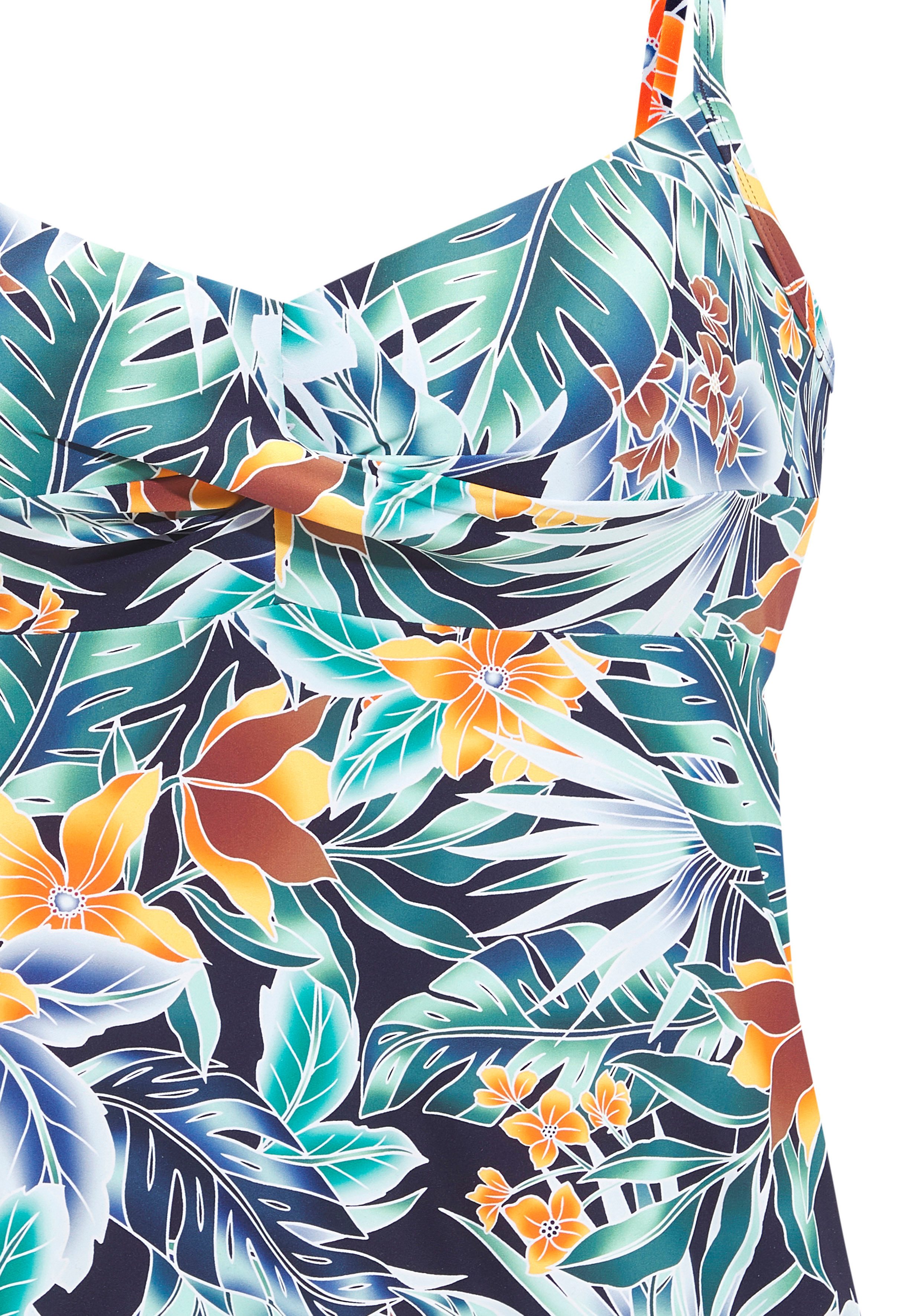 Sunseeker Bügel-Tankini-Top Elife, Tropischer Print