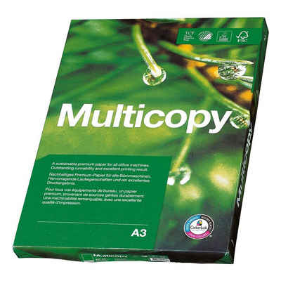MULTICOPY Druckerpapier MultiCopy, Format DIN A3, 90 g/m², 168 CIE, 500 Blatt