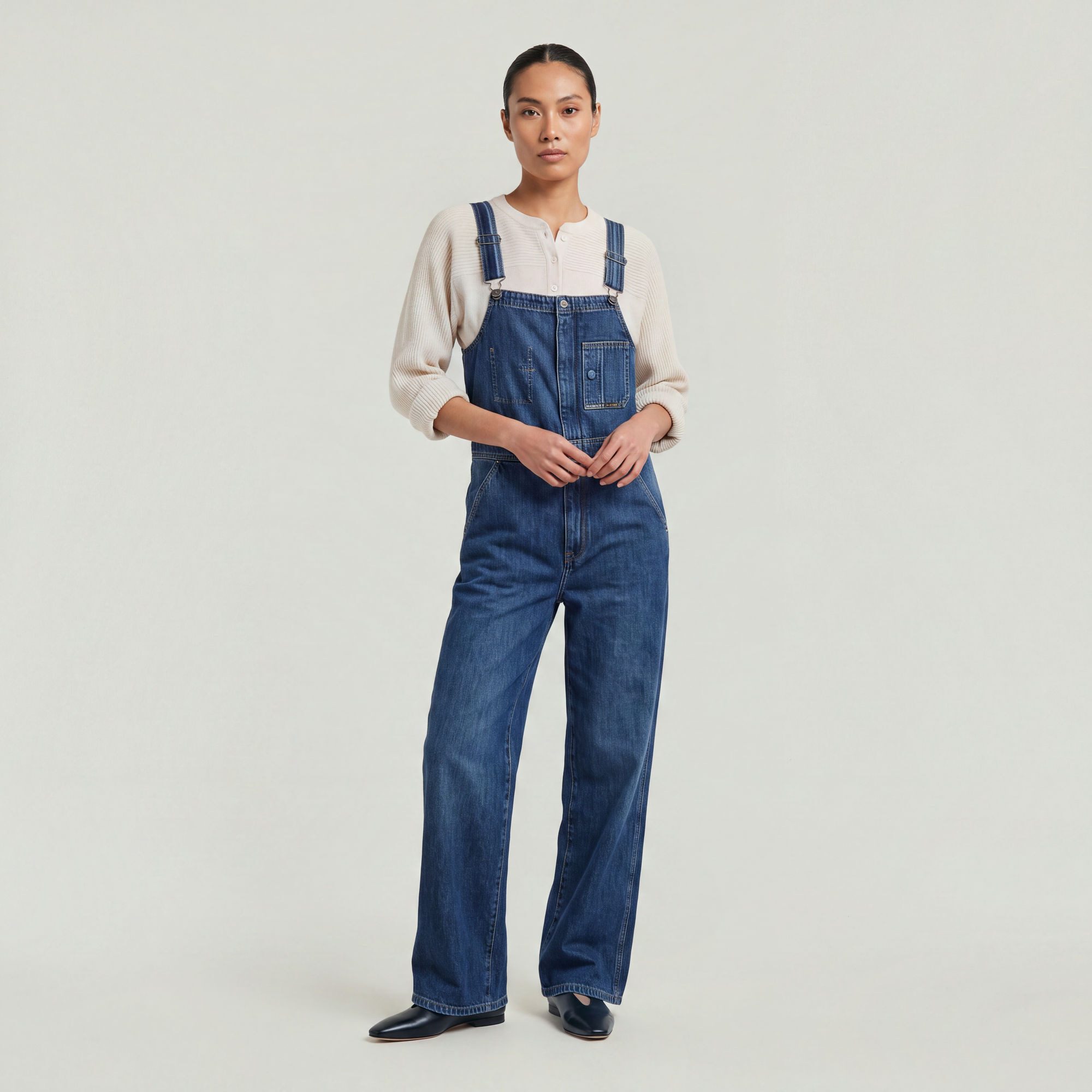 G-STAR Jumpsuit Straight Leg Zip Latzhose – Bild 4 von 5