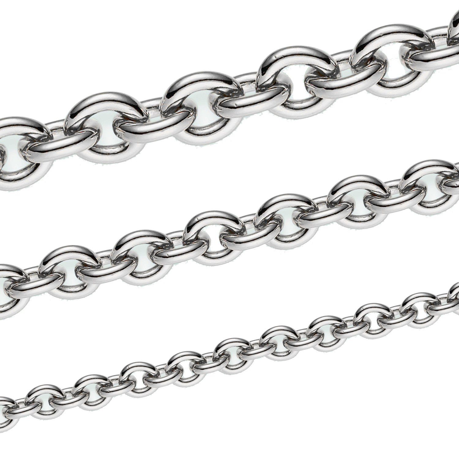 Silberkette Silberkette Ankerkette Länge 50cm - Breite 5,4mm - 925 Silber