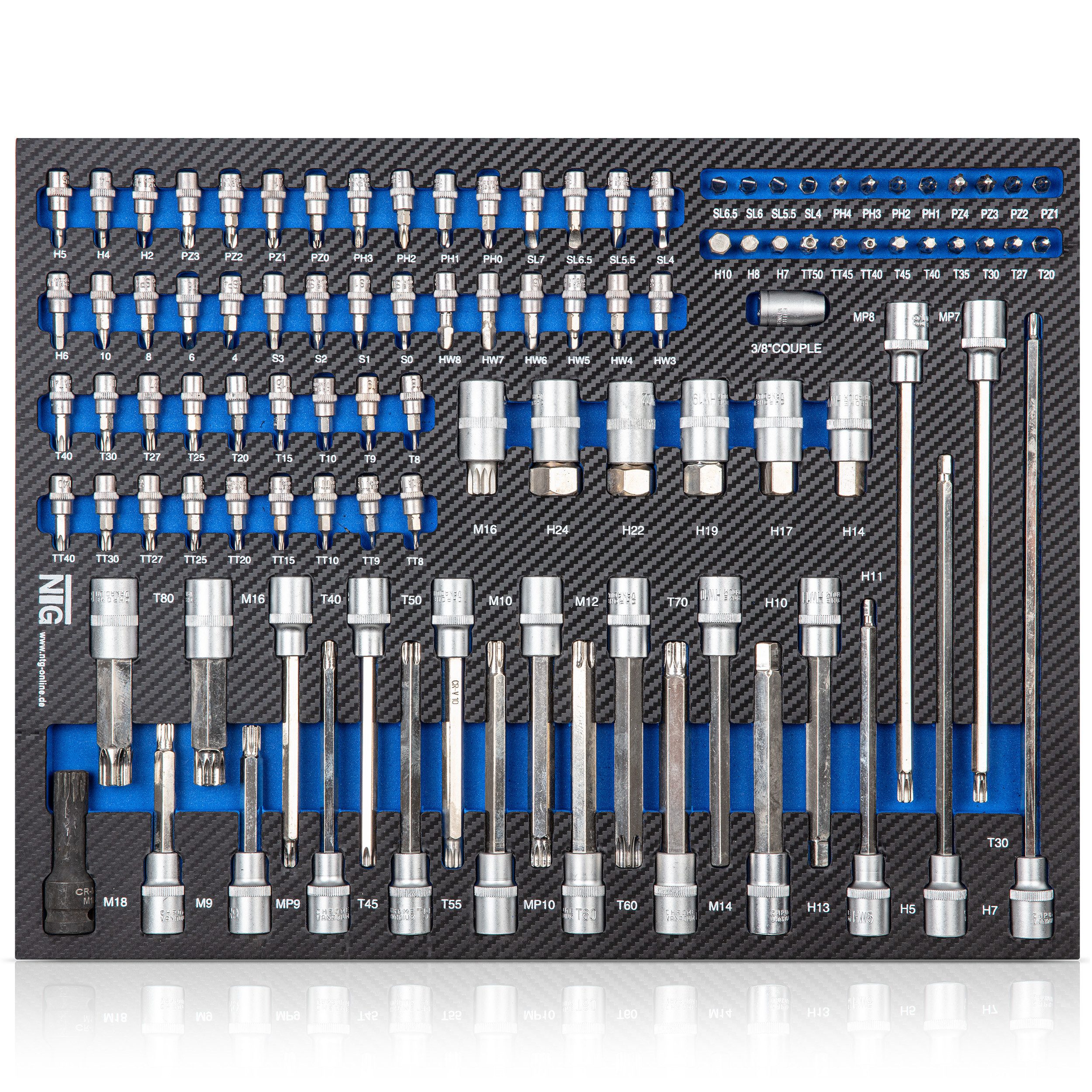 NTG Nutzfahrzeug Technik GmbH Werkzeugset Werkstattwagen Einlagen Werkzeuge günstig online kaufen