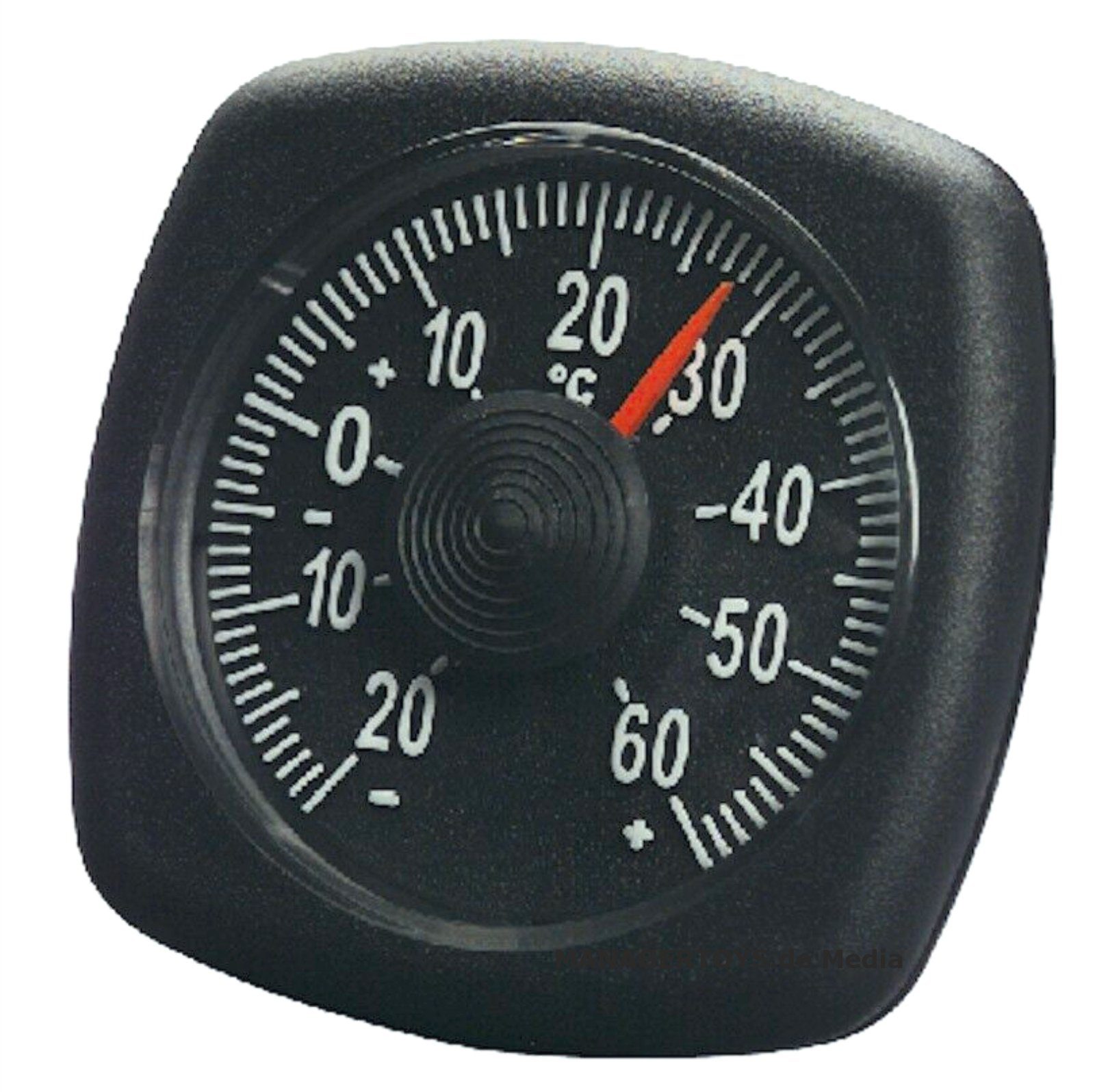 Raumthermometer Historisches 1982 Thermometer Bimetall justierbar 5 cm selbstklebend