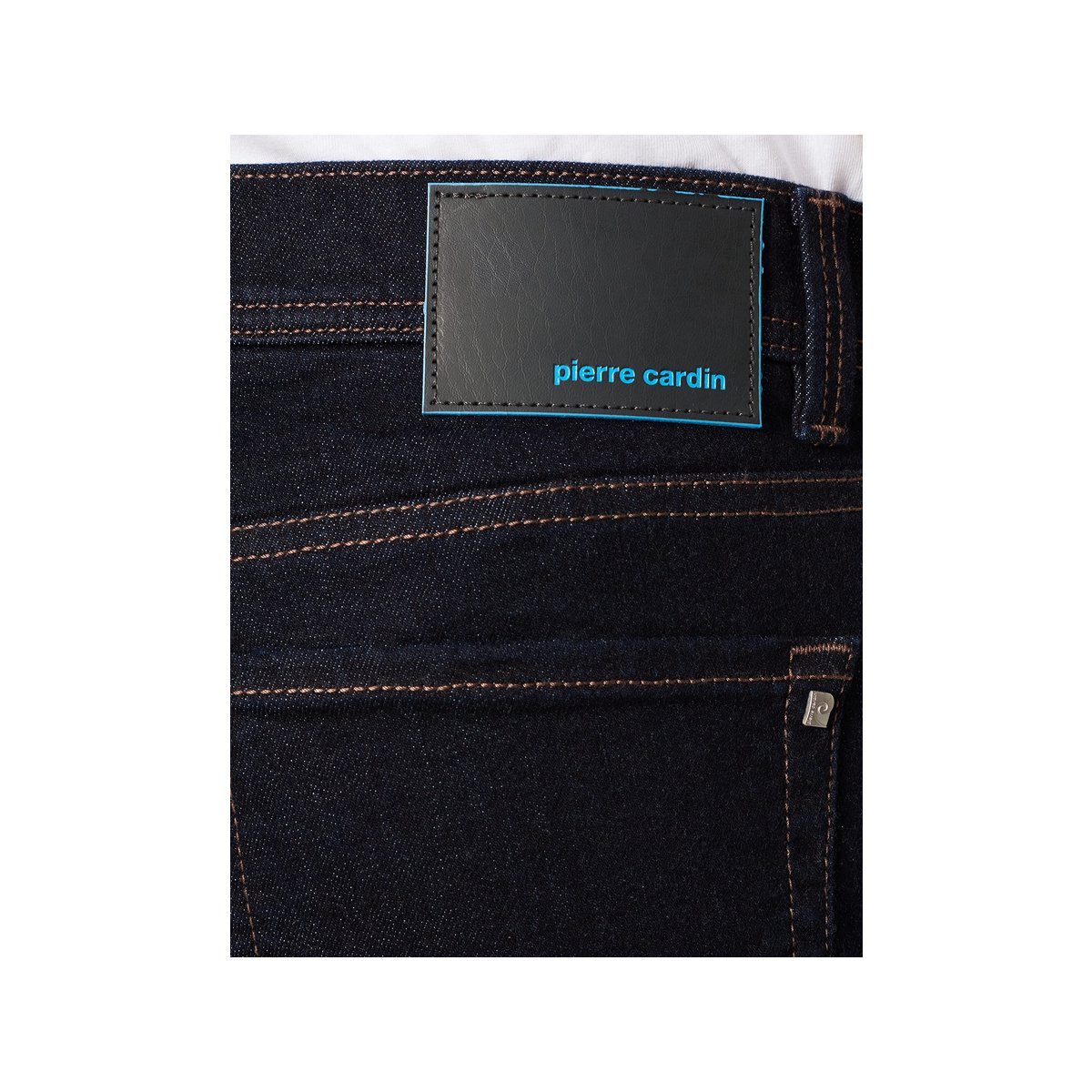 blau (1-tlg) Pierre 5-Pocket-Jeans Cardin