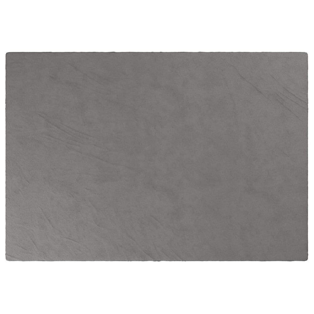 vidaXL Einziehdecke 135 x 200 cm Gewichtsdecke mit Bezug Grau 135x200 cm 10 kg Stoff Bettd