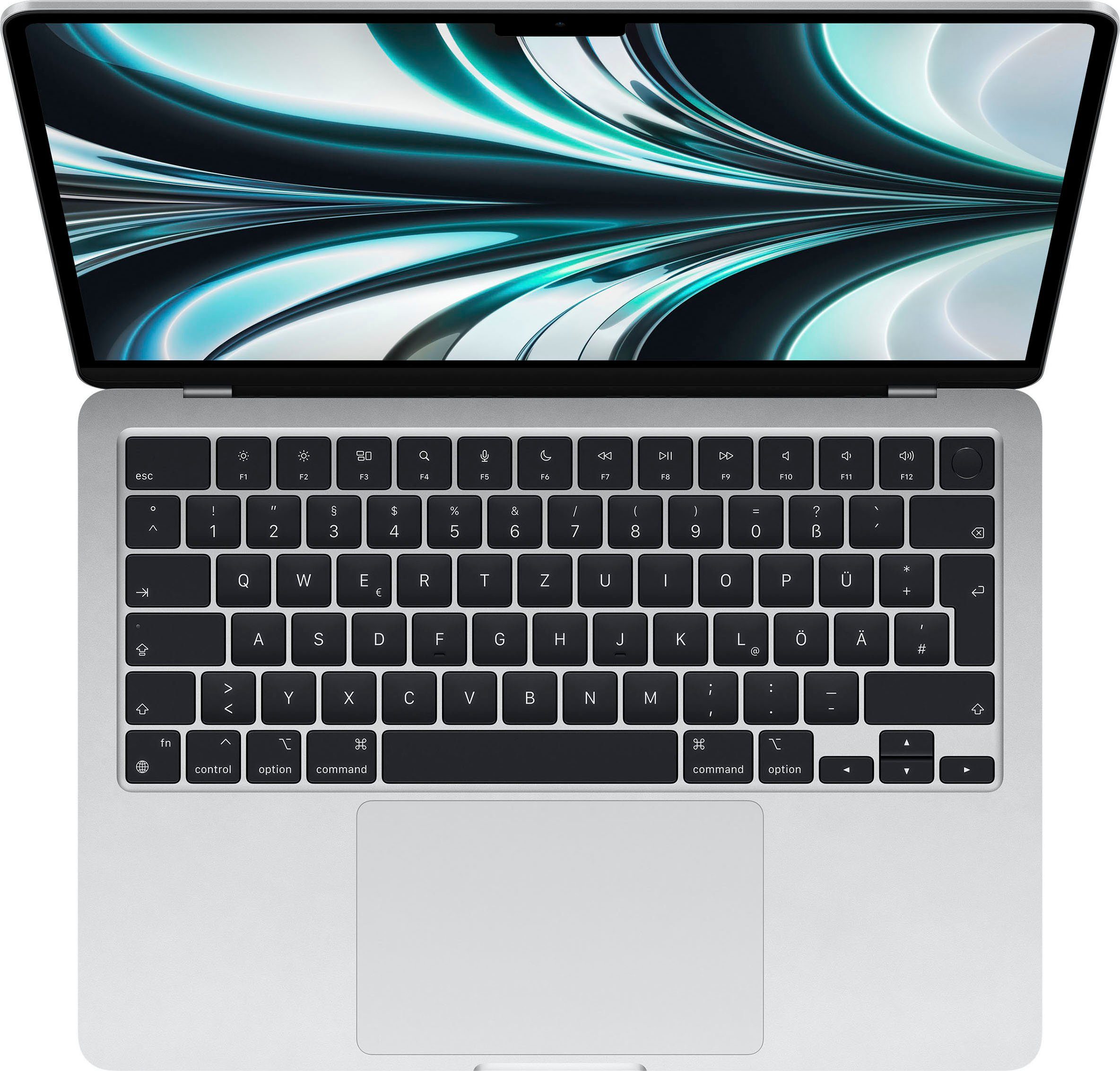 512 MacBook Air (34,46 Apple SSD) Notebook cm/13,6 M2, Apple Zoll, GB silver CPU, 8-Core