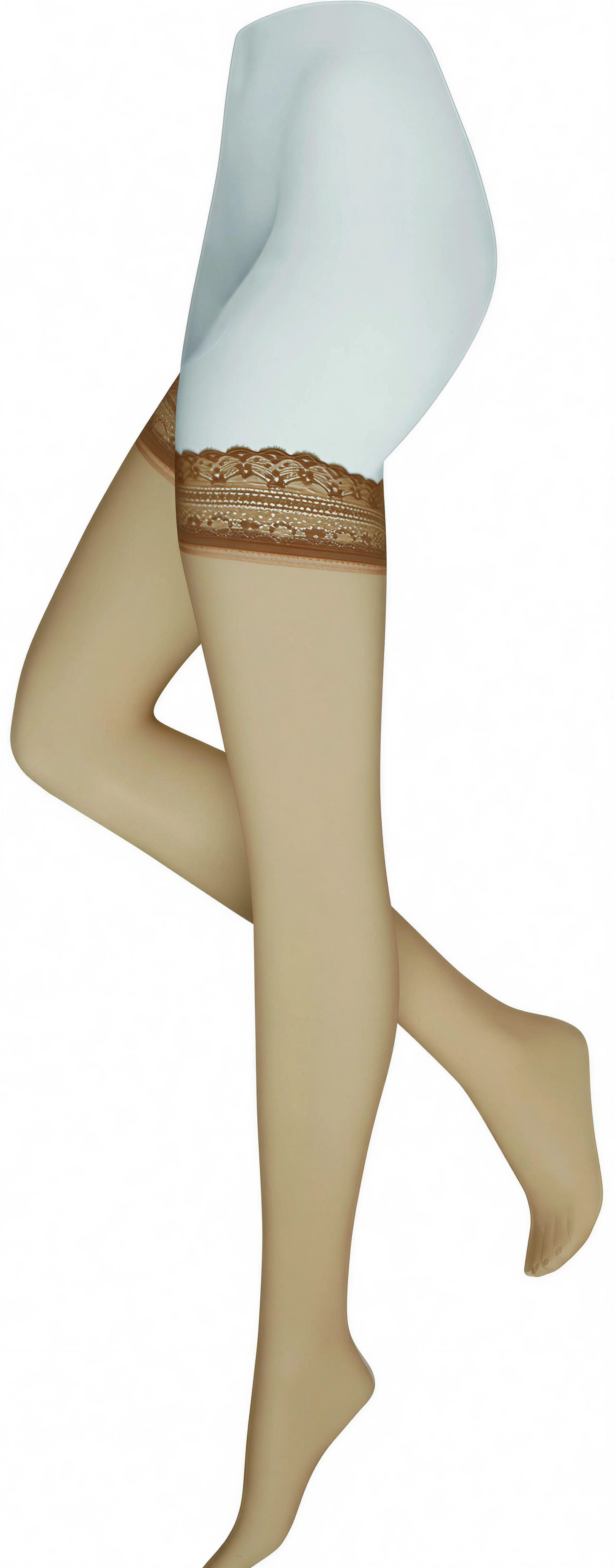 KUNERT Kniestrümpfe Damen Mystique (Packung, 1-Paar, 1 Paar) transparent & matt