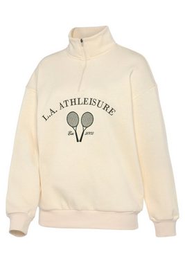 LASCANA ACTIVE Sweatshirt Tennis mit Stehkragen und Reißverschluss