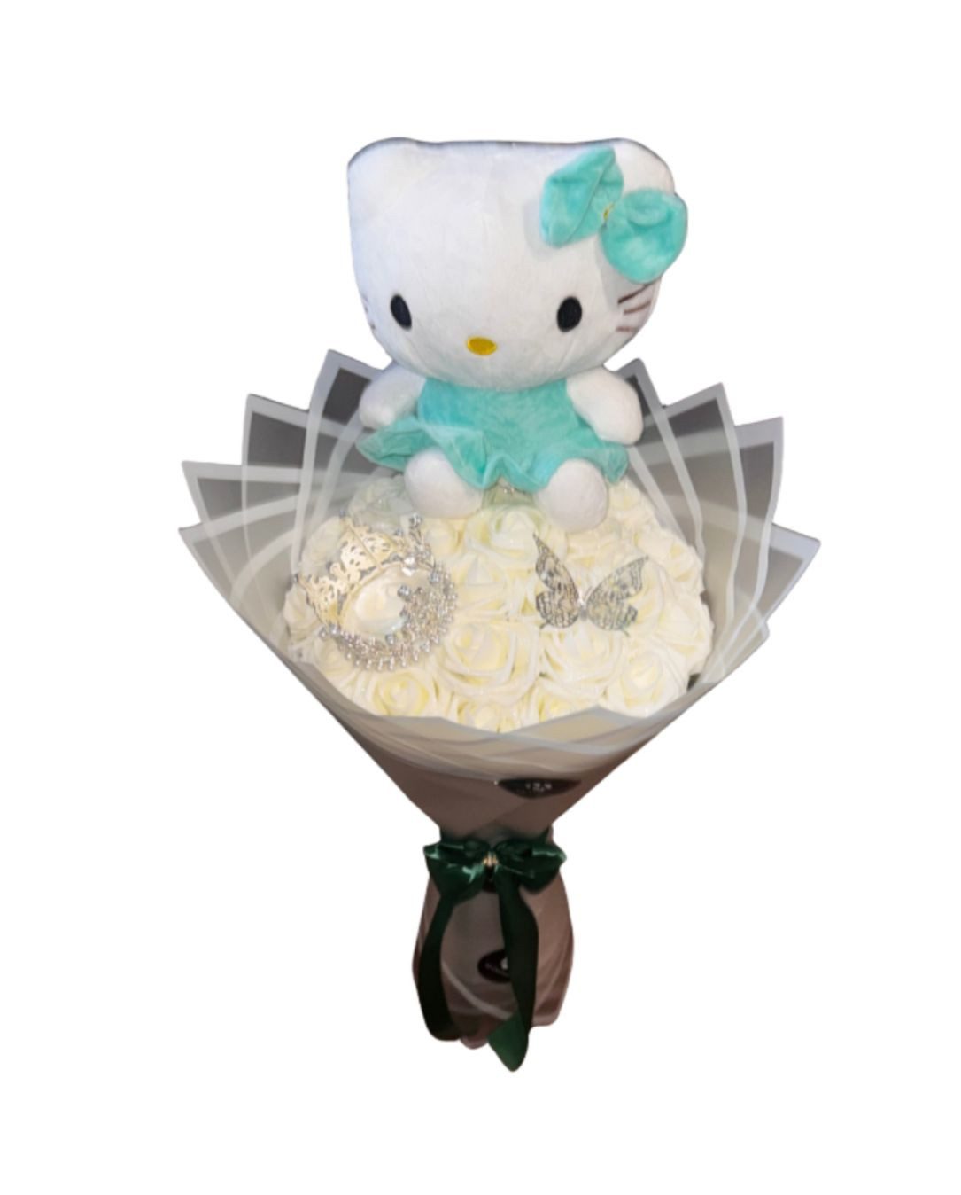 Kunstblumenstrauß Blumenstrauß / Rosen / Bouquets / Blumen / Künstliche Blume, M-Diamant