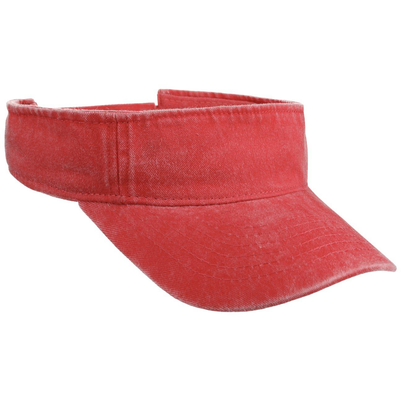 Lipodo Visor (1-St) Sonnenvisor mit rot Schirm