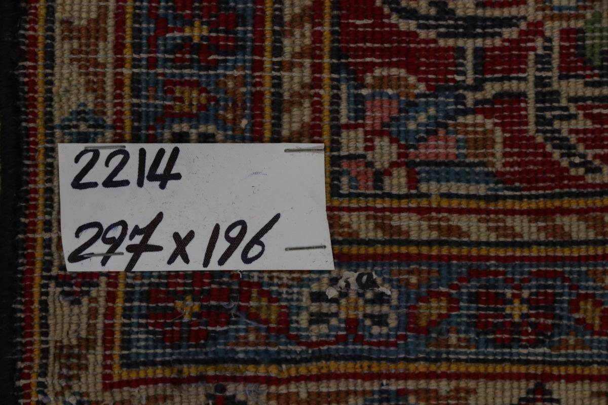 Höhe: 195x296 12 Keshan Orientteppich Handgeknüpfter mm Perserteppich, Trading, Nain / Orientteppich rechteckig,