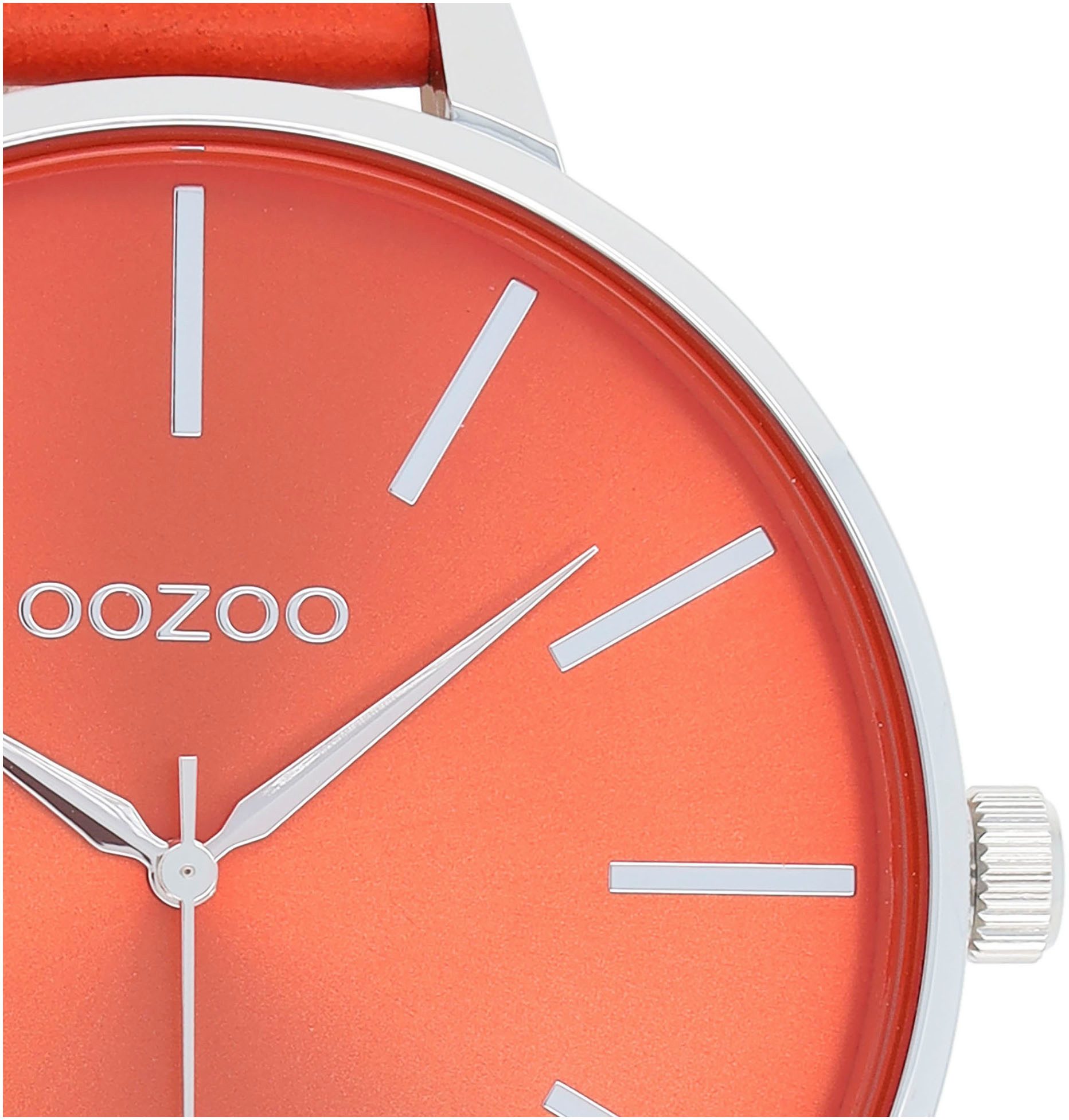 OOZOO Quarzuhr C11071, Armbanduhr, Damenuhr, Lederarmband günstig online kaufen