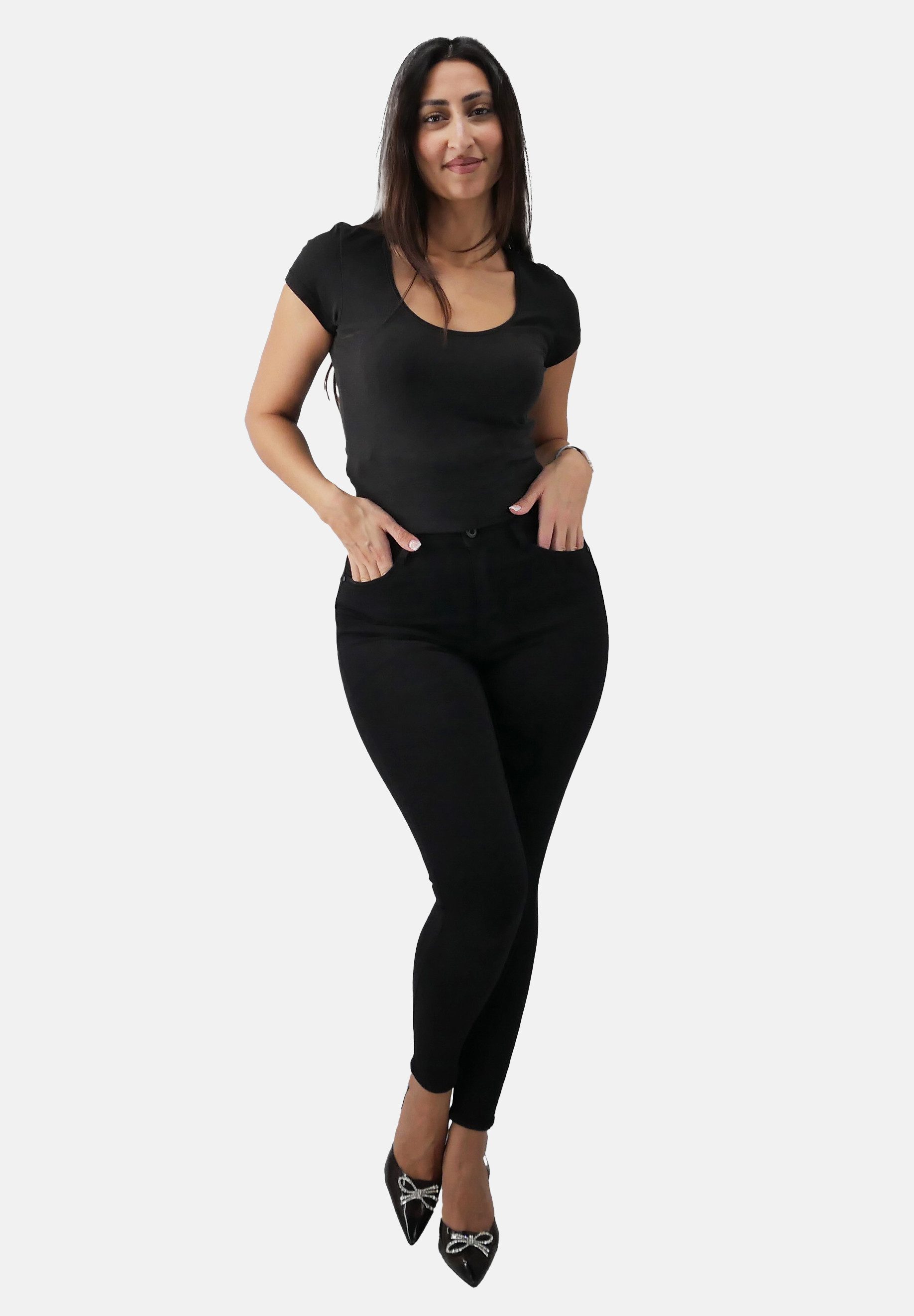 Stretch-Hose Push Up Highwaist Jeans