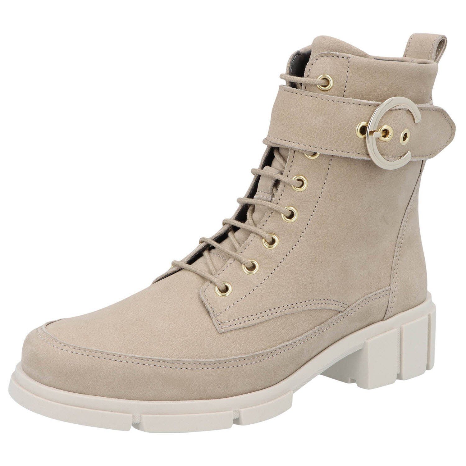 SOLIDUS Schnürstiefel (2-tlg) beige