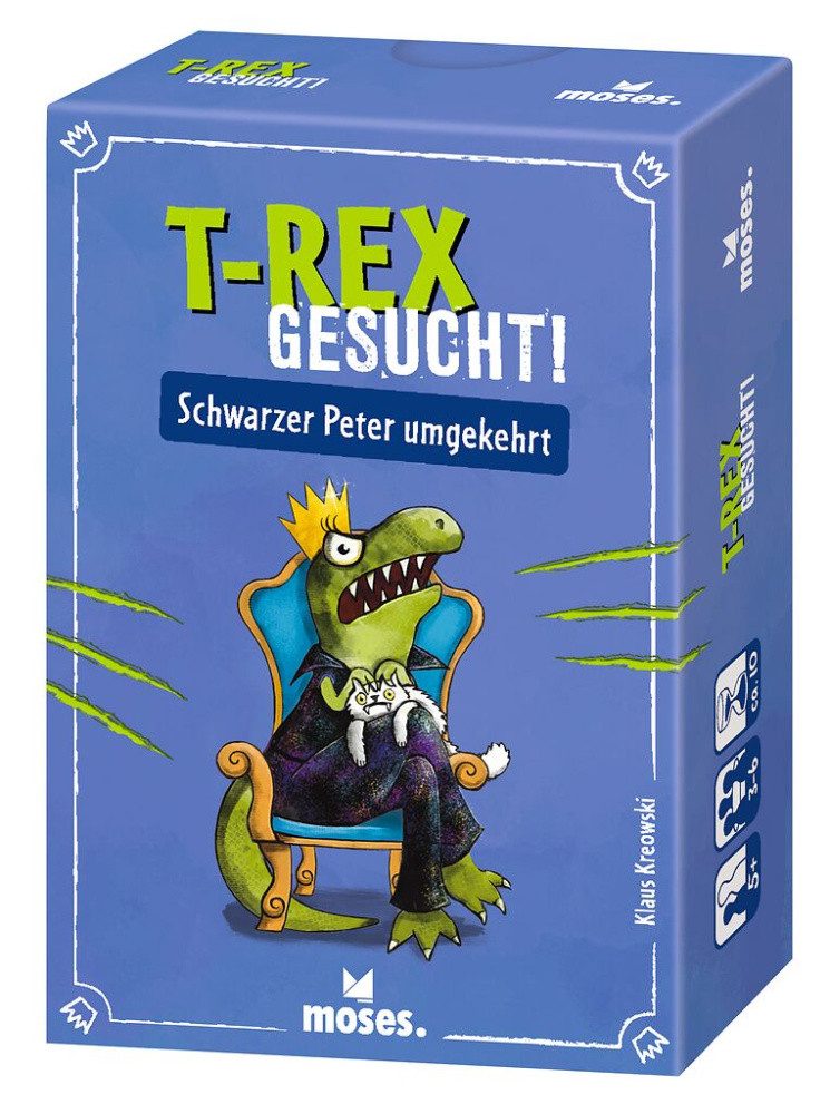 Moses. Verlag Spiel T-Rex gesucht, Kartenspiel nach dem Schwarzer-Peter-Prinzip