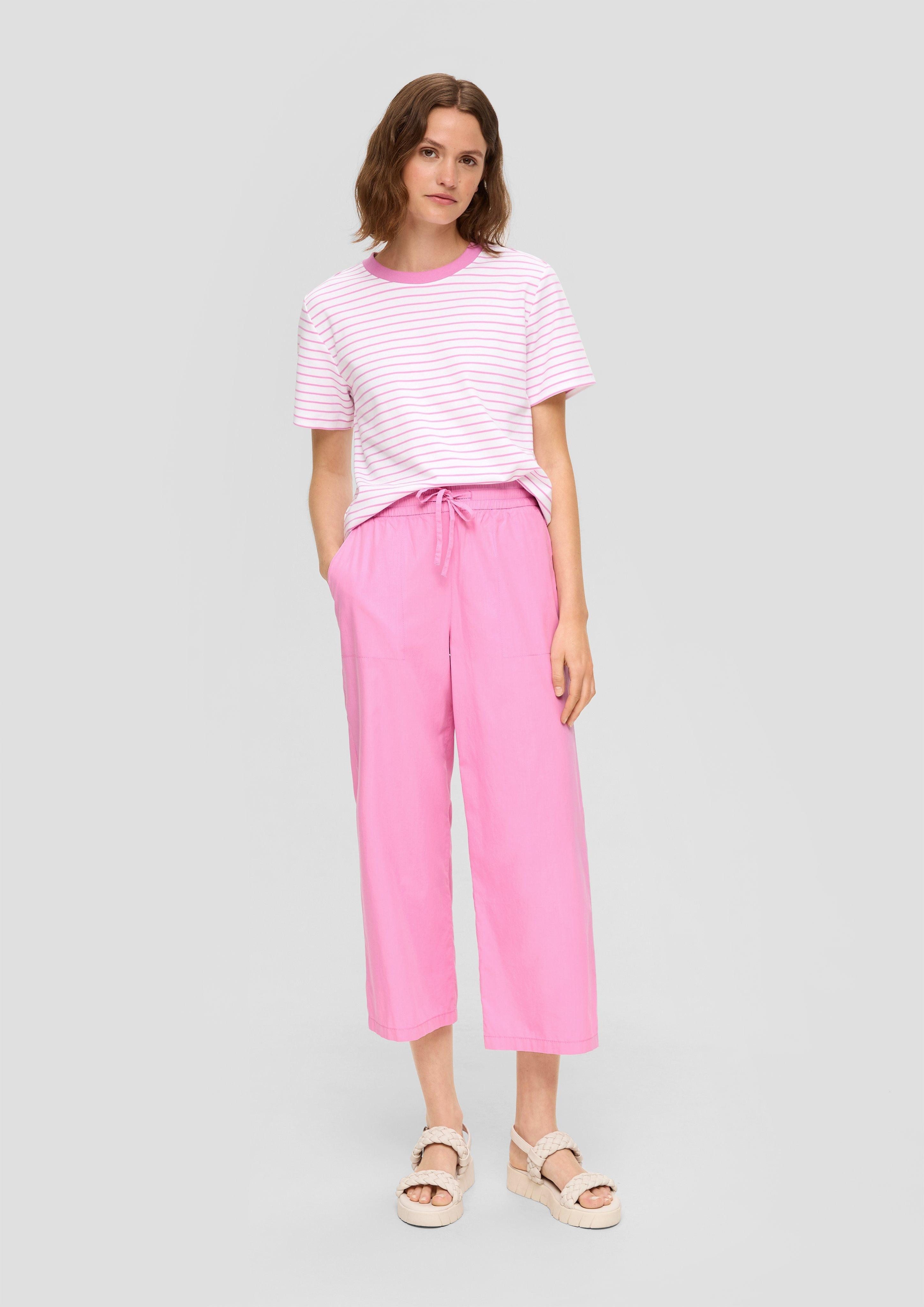 s.Oliver 7/8-Hose Culotte aus Baumwolle mit günstig online kaufen