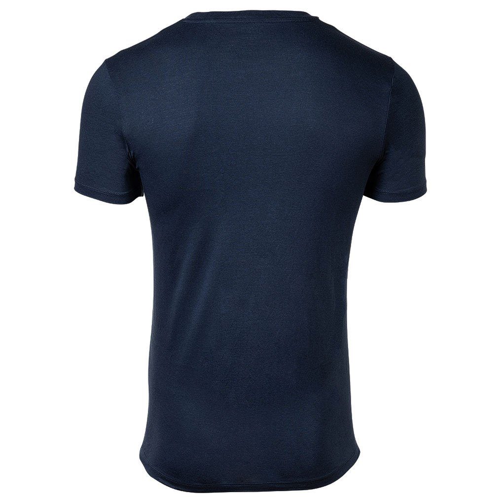 T-Shirt V-Ausschnitt Schwarz/Blau T-Shirt Diesel - Herren UMTEE-MICHAEL-TUBE,