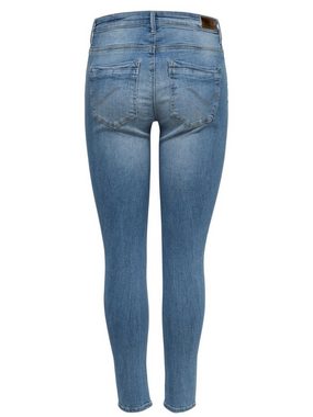 ONLY High-waist-Jeans Paola (1-tlg) Patches, Weiteres Detail, Plain/ohne Details