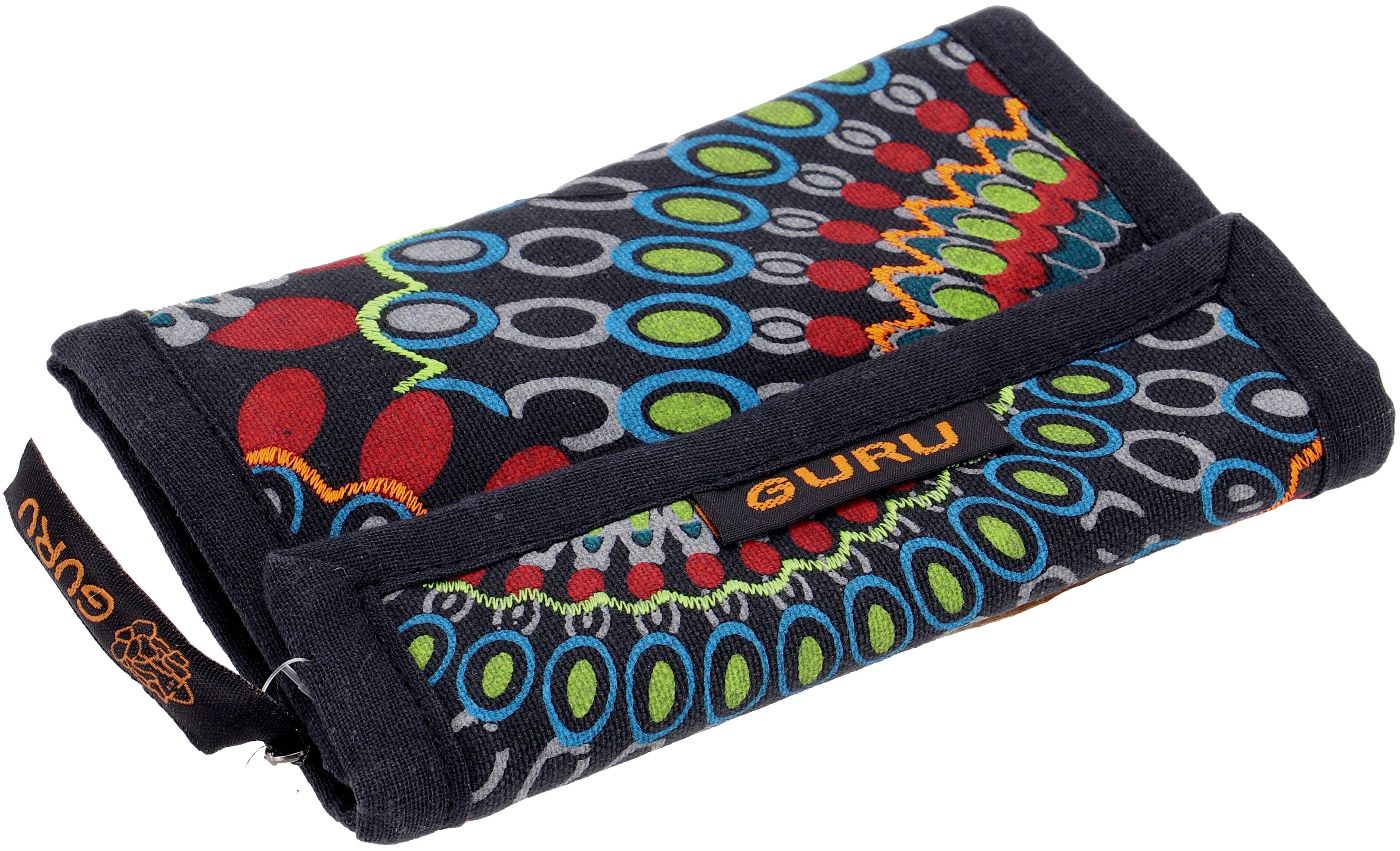 Guru-Shop Geldbörse Besticktes Portemonnaie Retro, Ethno, Boho..