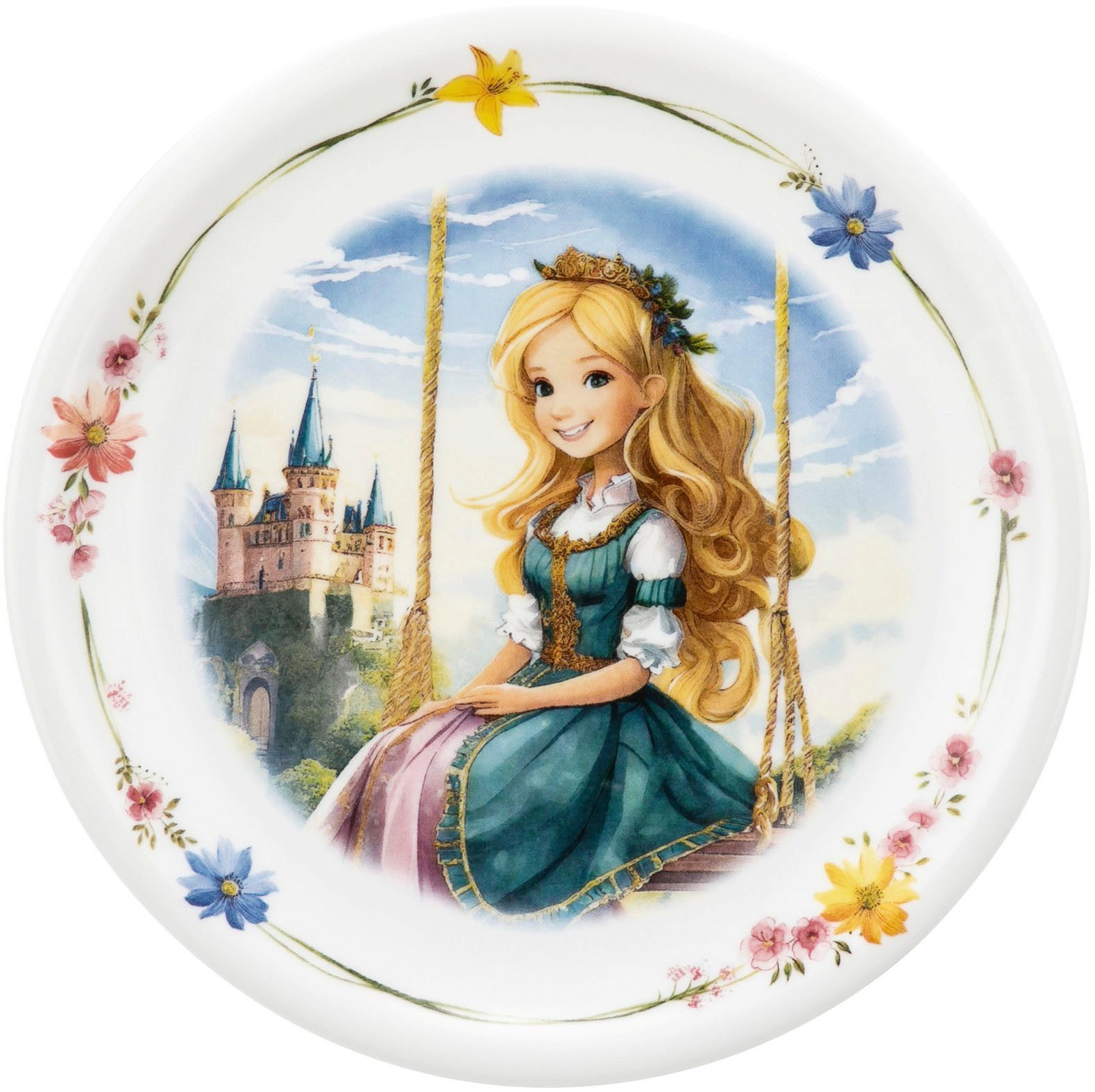 Seltmann Weiden Frühstücksteller Compact - Prinzessin, (1 St), rund 19 cm
