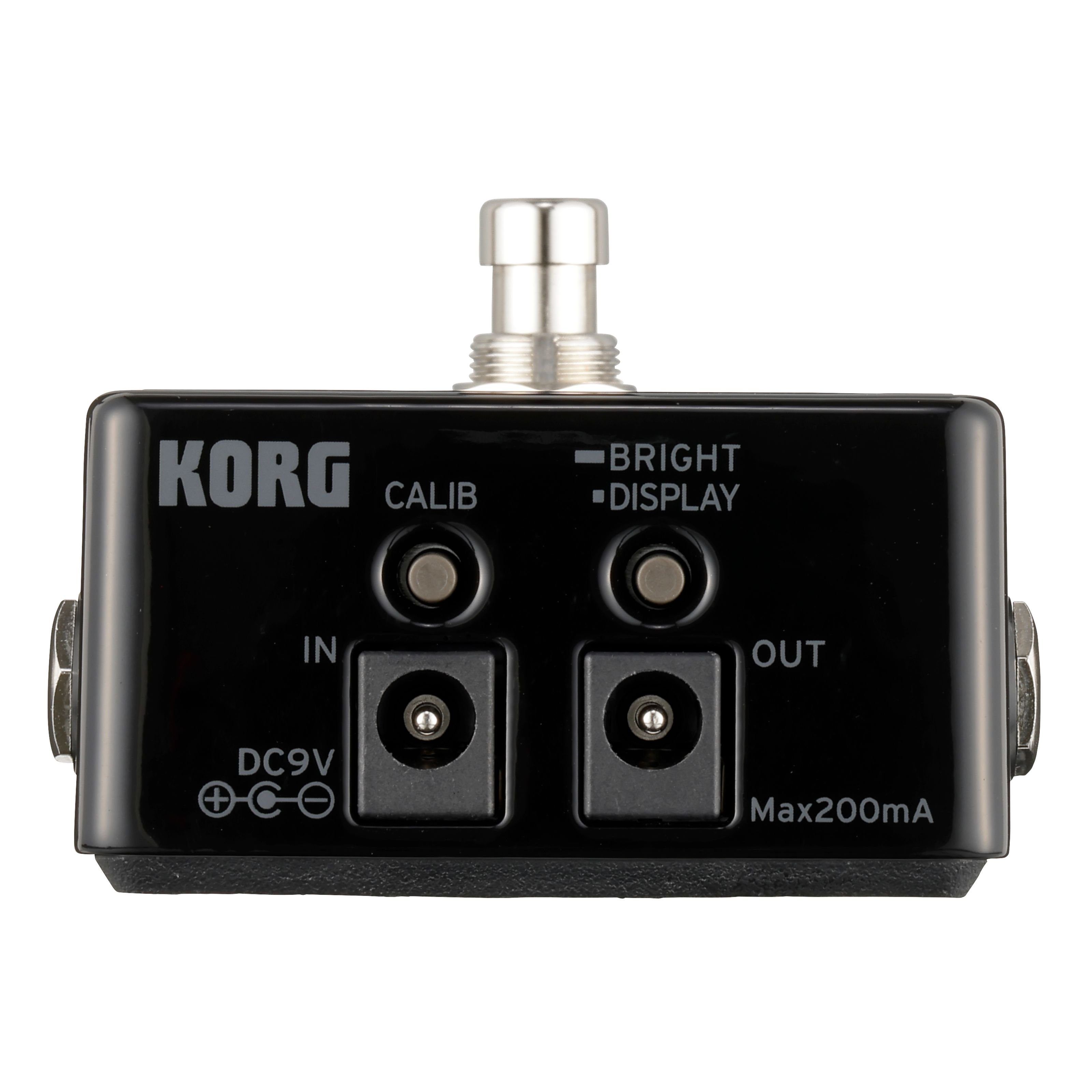 Korg Stimmgerät, Pitchblack X - Stimmgerät für Gitarren