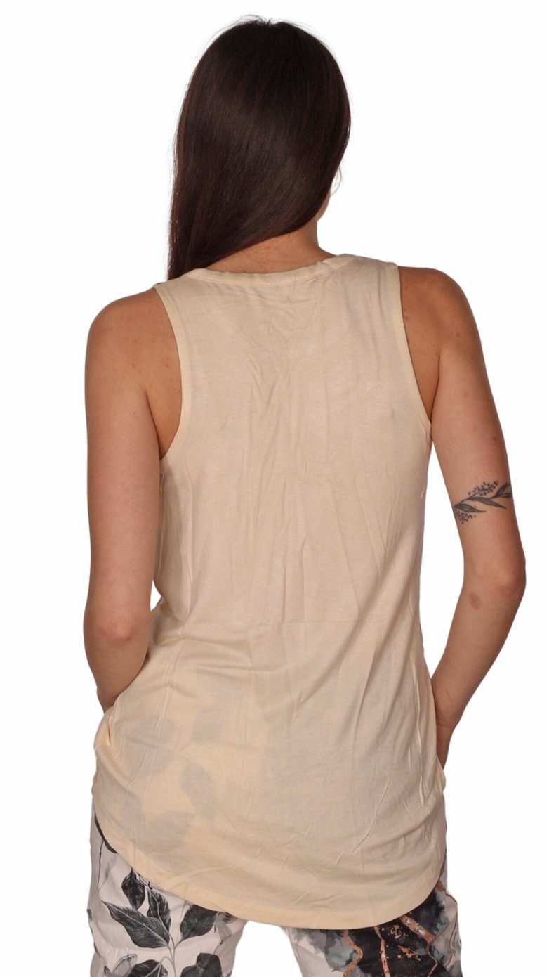 Charis Moda Trägertop Top "Tiana" mit goldfarbenen Nieten