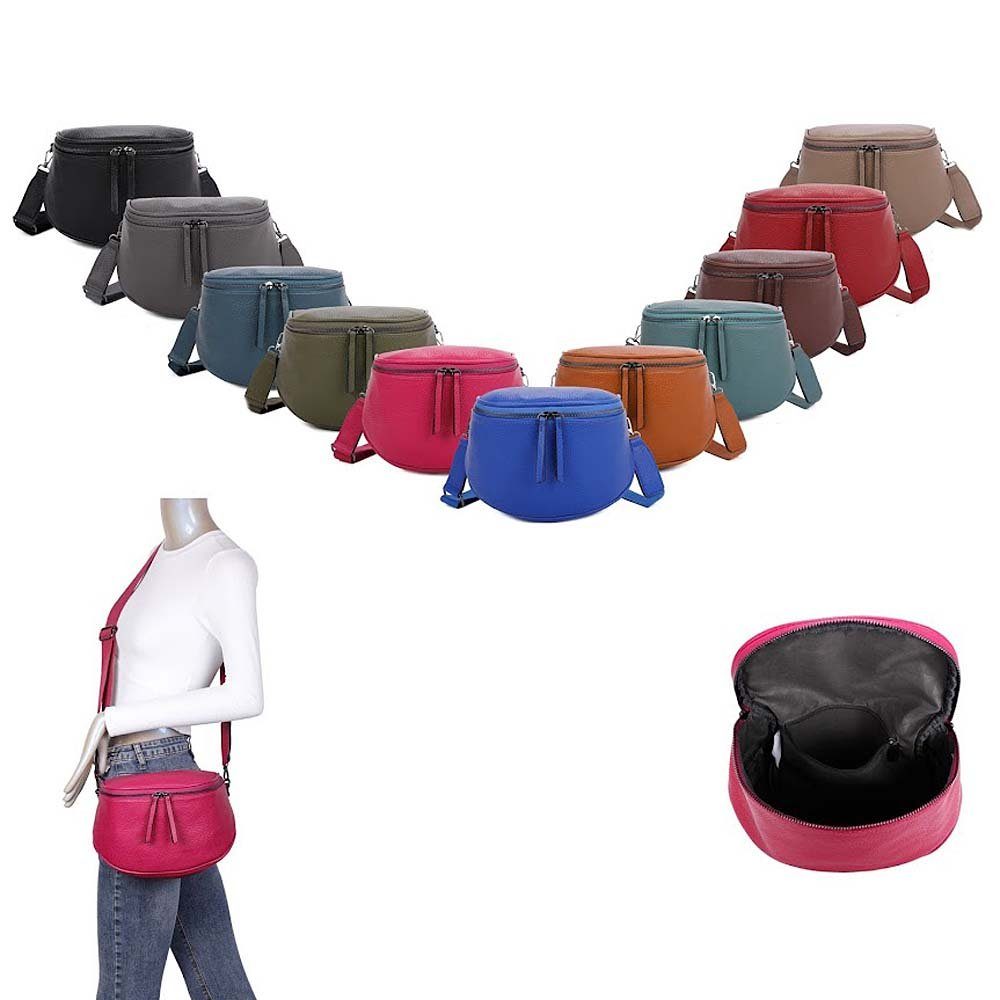 ITALYSHOP24 Schultertasche Damen Schultertasche Umhängetasche CrossBody günstig online kaufen