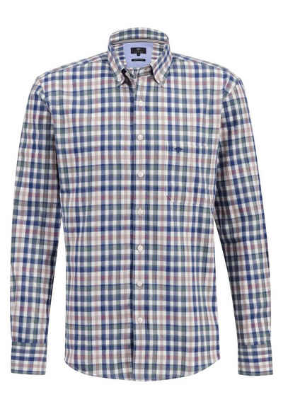 FYNCH-HATTON Langarmhemd mit Button-down-Kragen