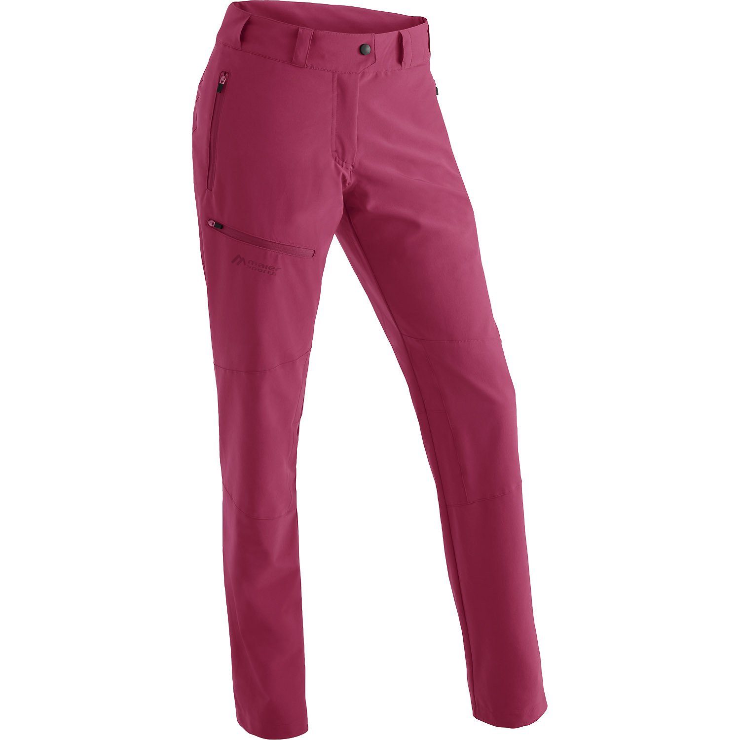 Maier Sports Funktionshose Outdoorhose Latit Bordeaux